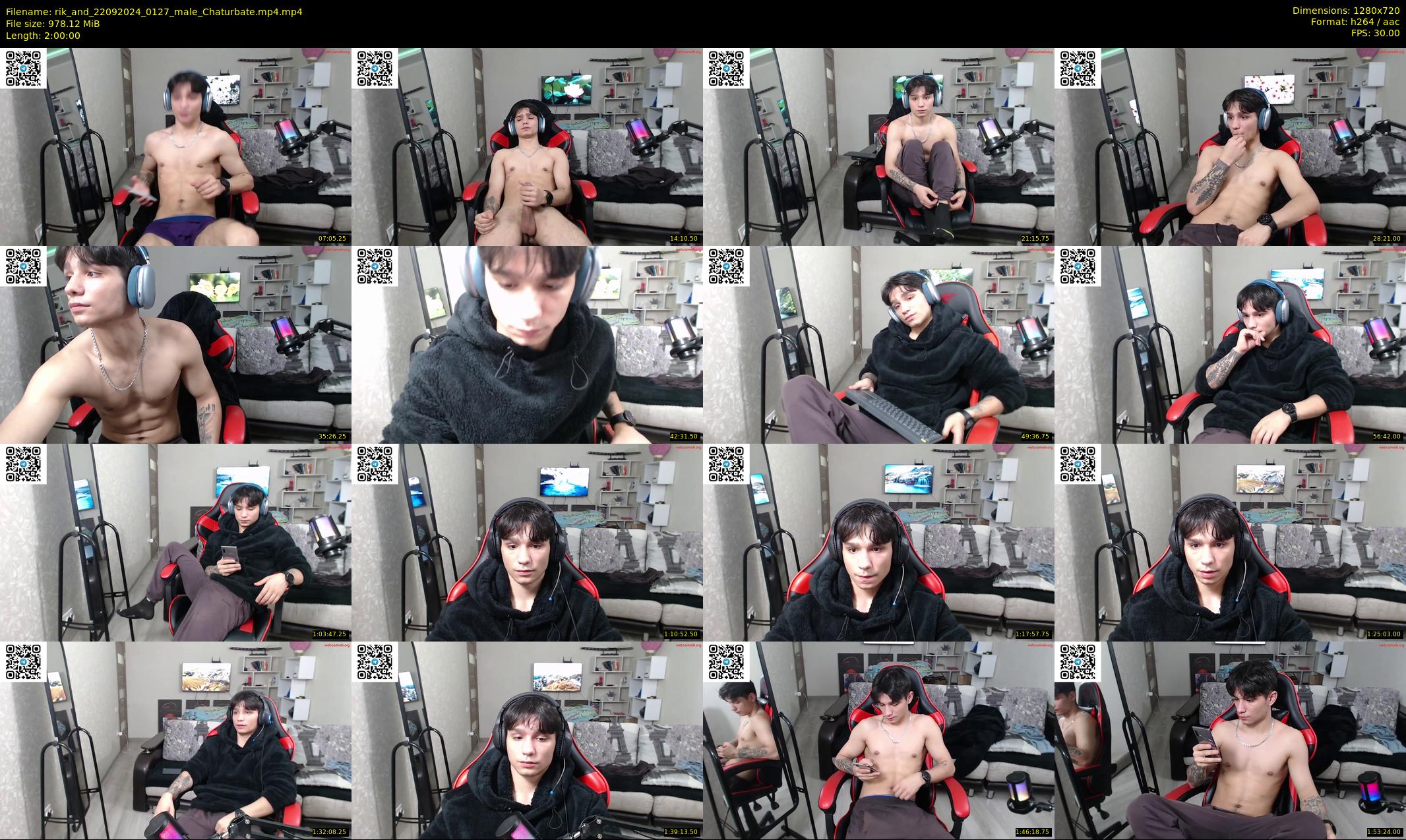 rik_and — 120 minute Chaturbate male cam show recording, 720p, Sep 22, 2024