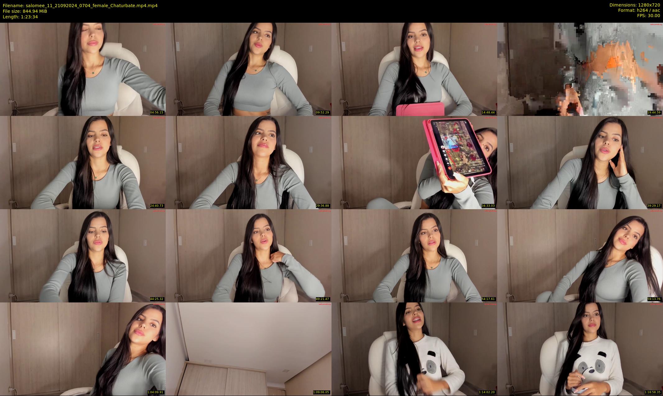 salomee_11 — 84 minute Chaturbate female cam show recording, 720p, Sep 21, 2024