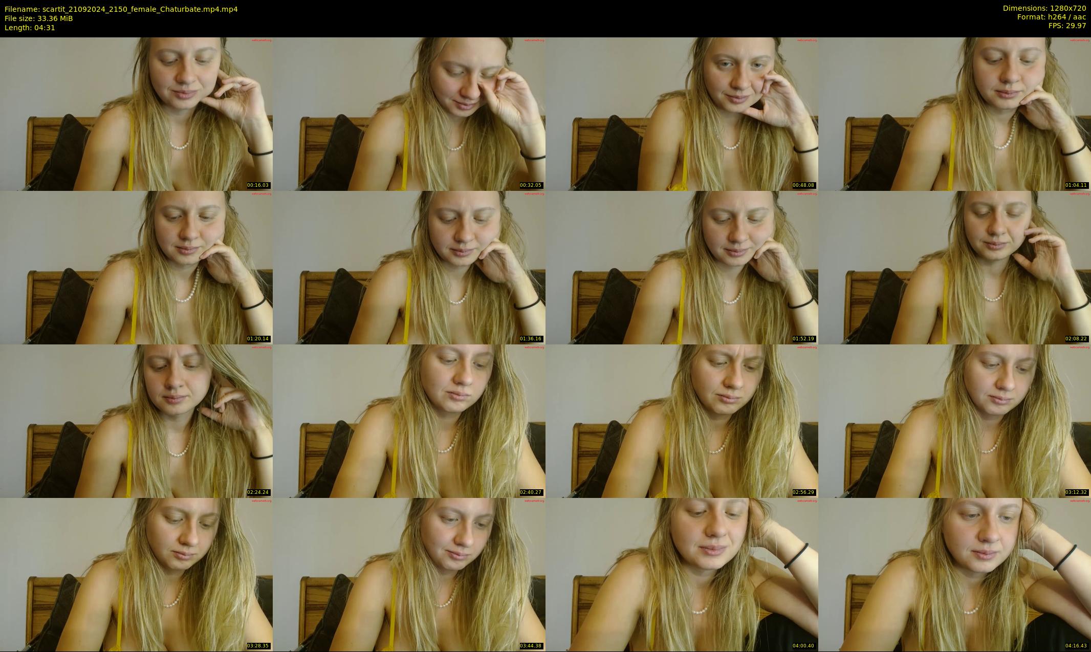 scartit — 5 minute Chaturbate female cam show recording, 720p, Sep 21, 2024