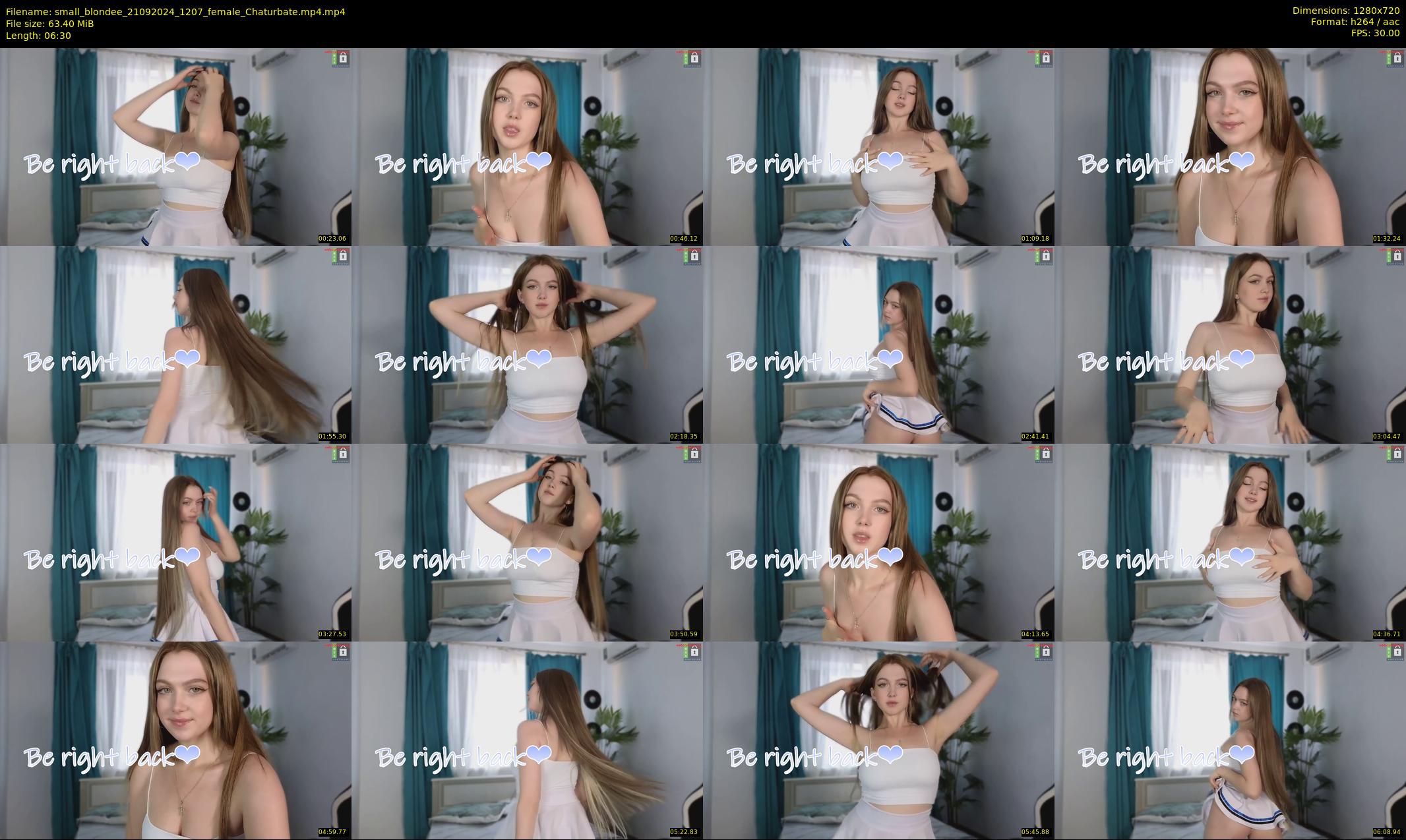 small_blondee — 7 minute Chaturbate female cam show recording, 720p, Sep 21, 2024