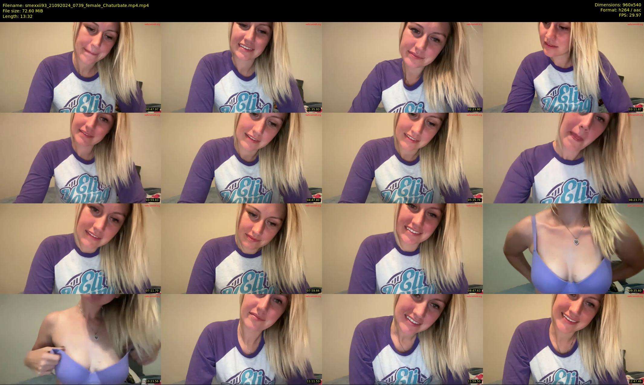 smexxii93 — 14 minute Chaturbate female cam show recording, 480p, Sep 21, 2024