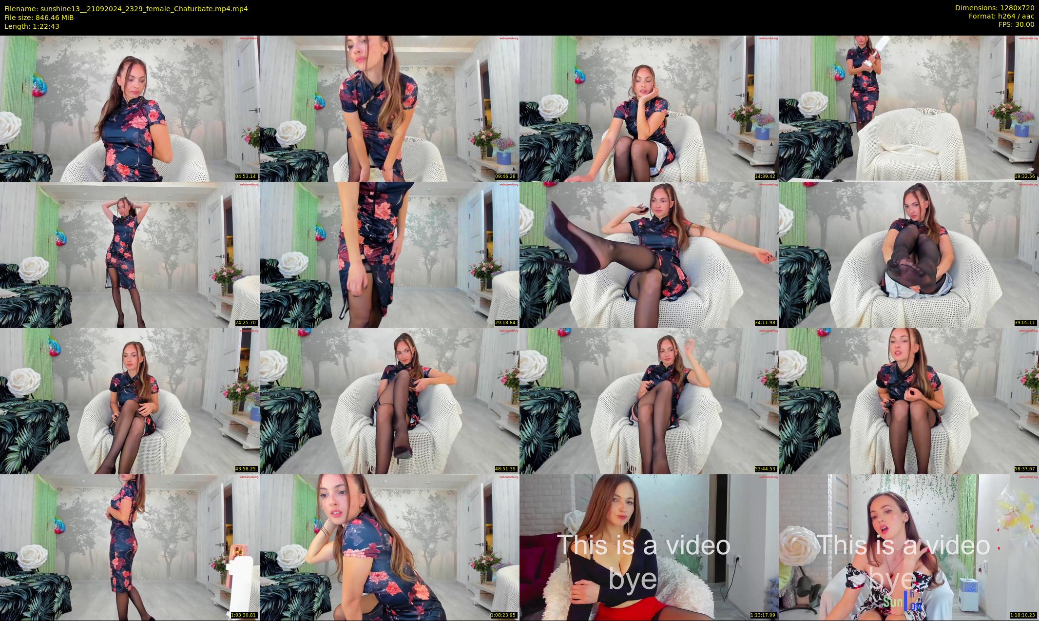 sunshine13_ — 83 minute Chaturbate female cam show recording, 720p, Sep 21, 2024