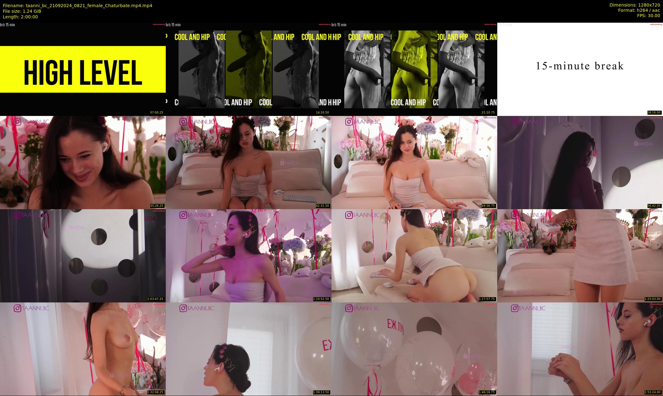 taanni_bc — 120 minute Chaturbate female cam show recording, 720p, Sep 21, 2024
