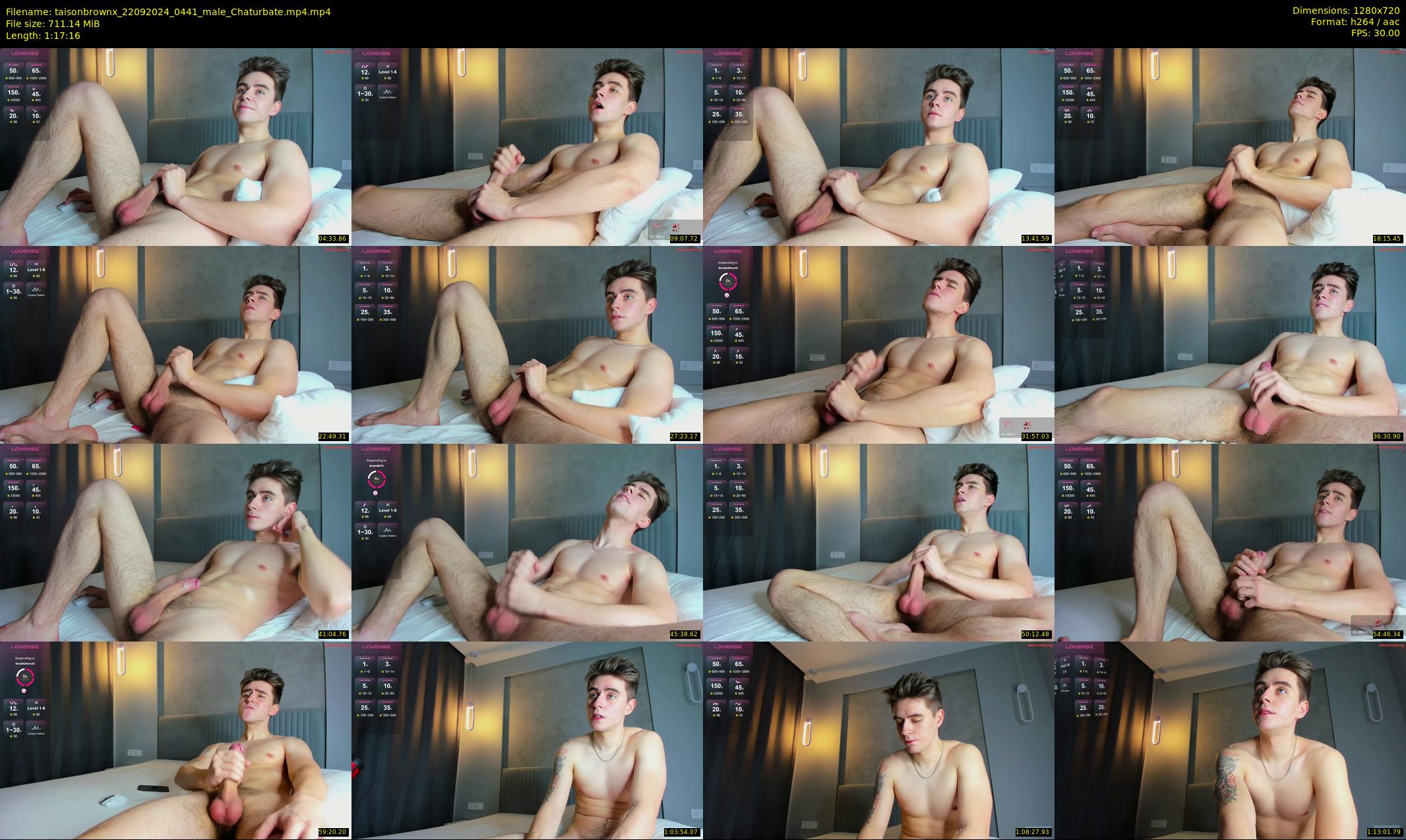 taisonbrownx — 78 minute Chaturbate male cam show recording, 720p, Sep 22, 2024