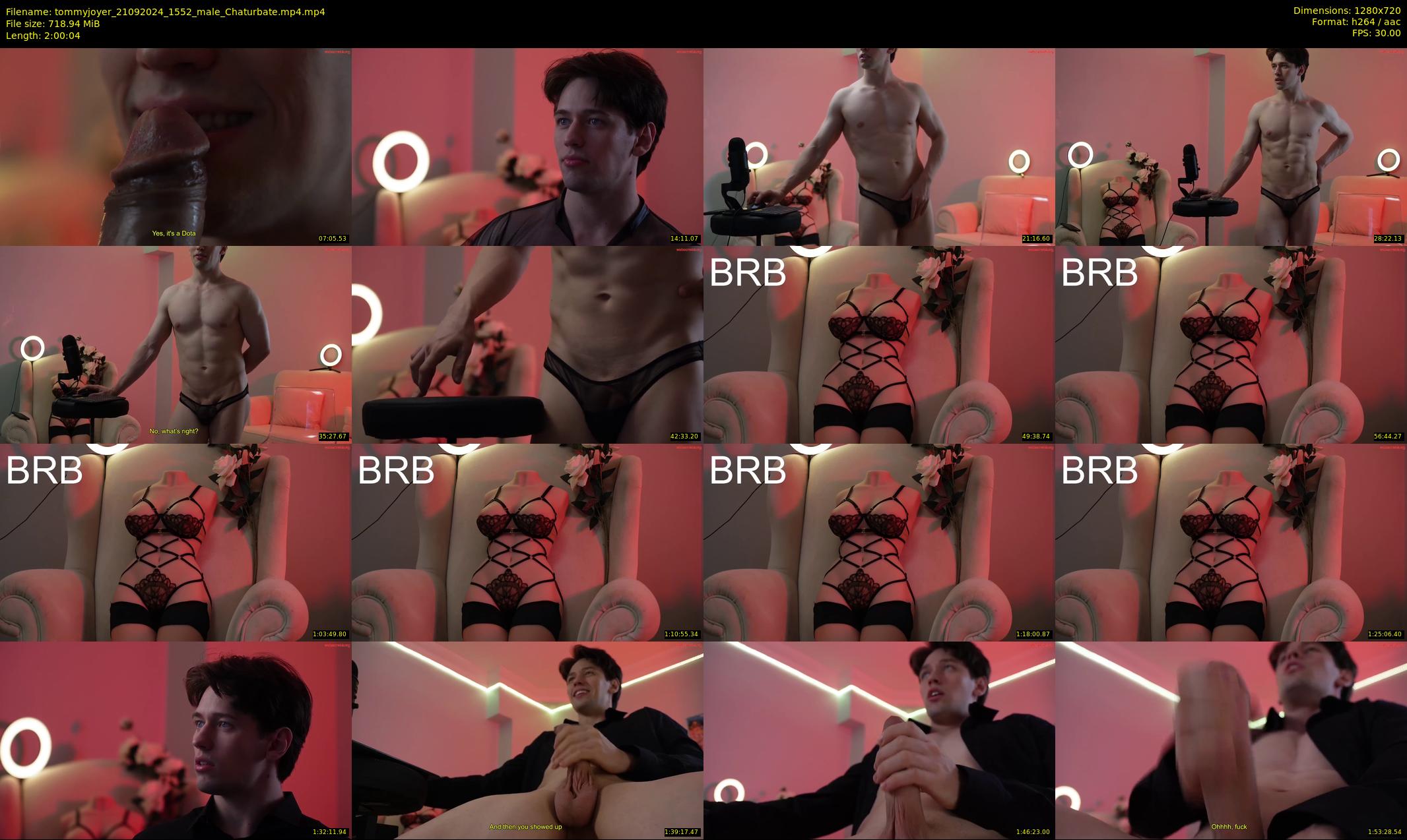 tommyjoyer — 121 minute Chaturbate male cam show recording, 720p, Sep 21, 2024