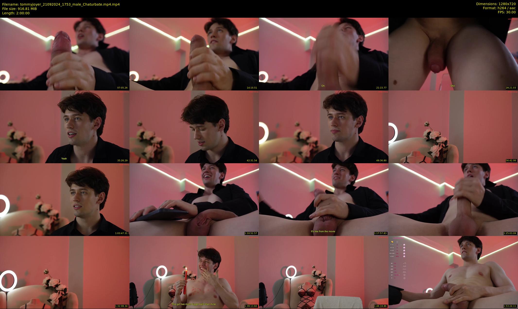 tommyjoyer — 120 minute Chaturbate male cam show recording, 720p, Sep 21, 2024