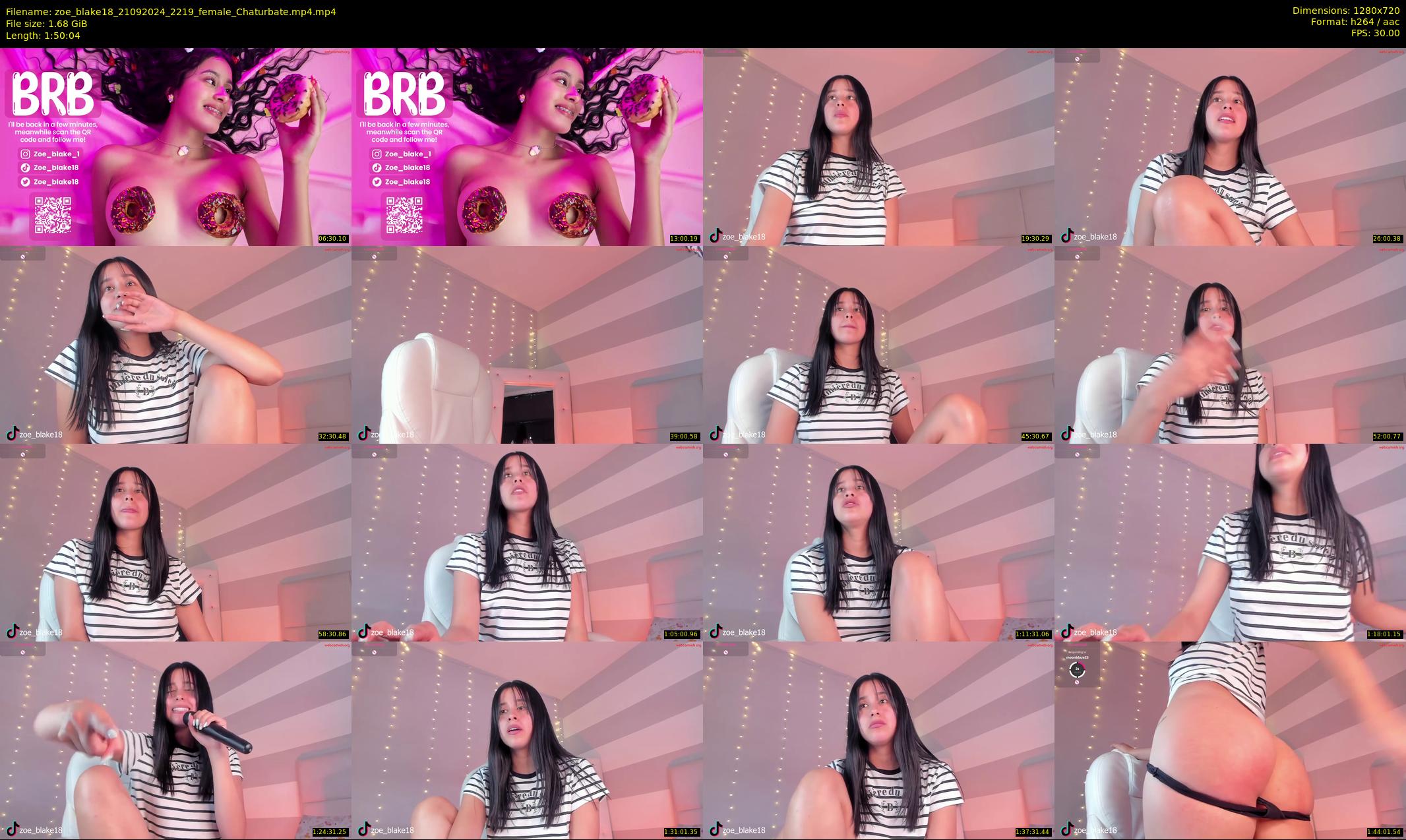 zoe_blake18 — 111 minute Chaturbate female cam show recording, 720p, Sep 21, 2024