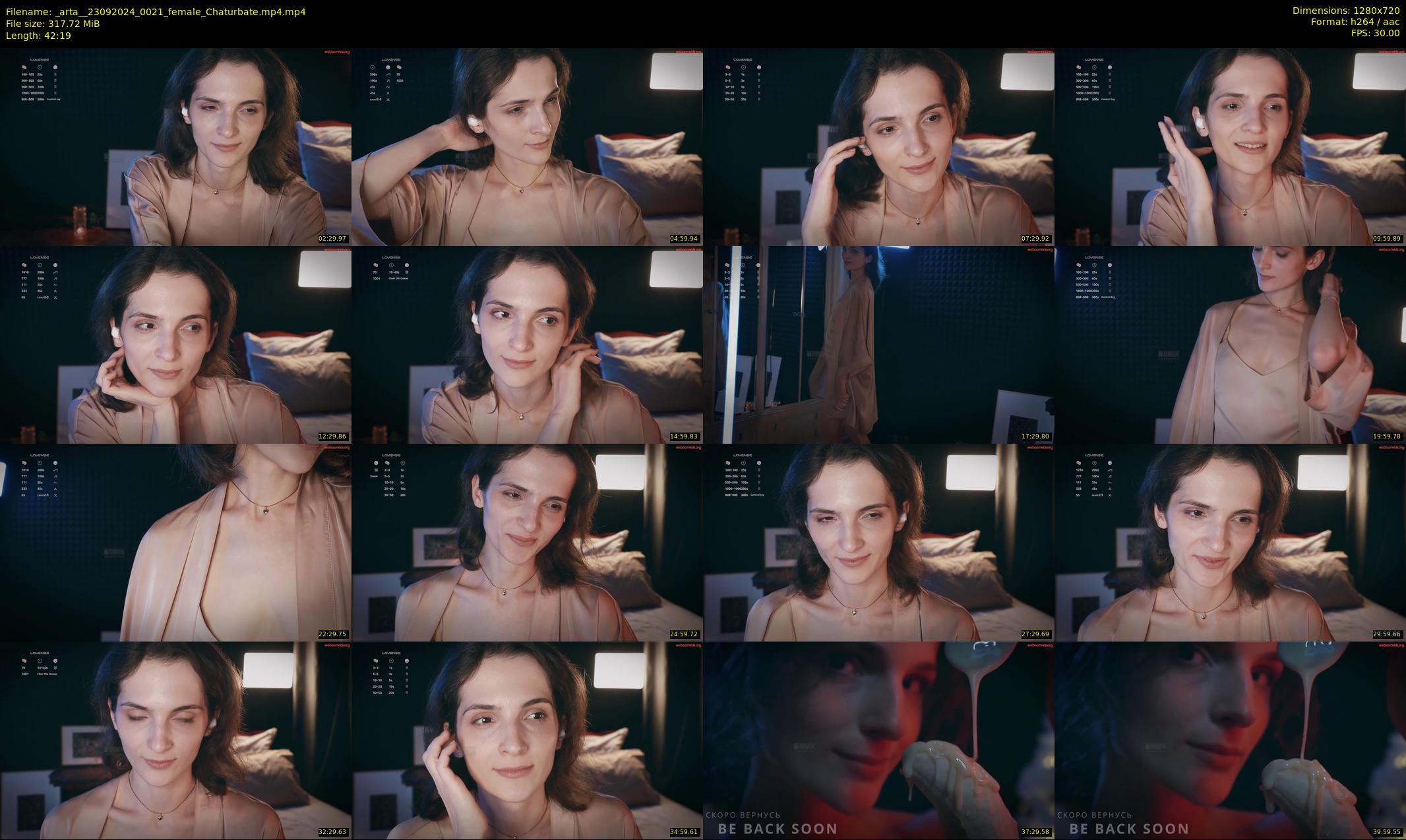 _arta_ — 43 minute Chaturbate female cam show recording, 720p, Sep 23, 2024