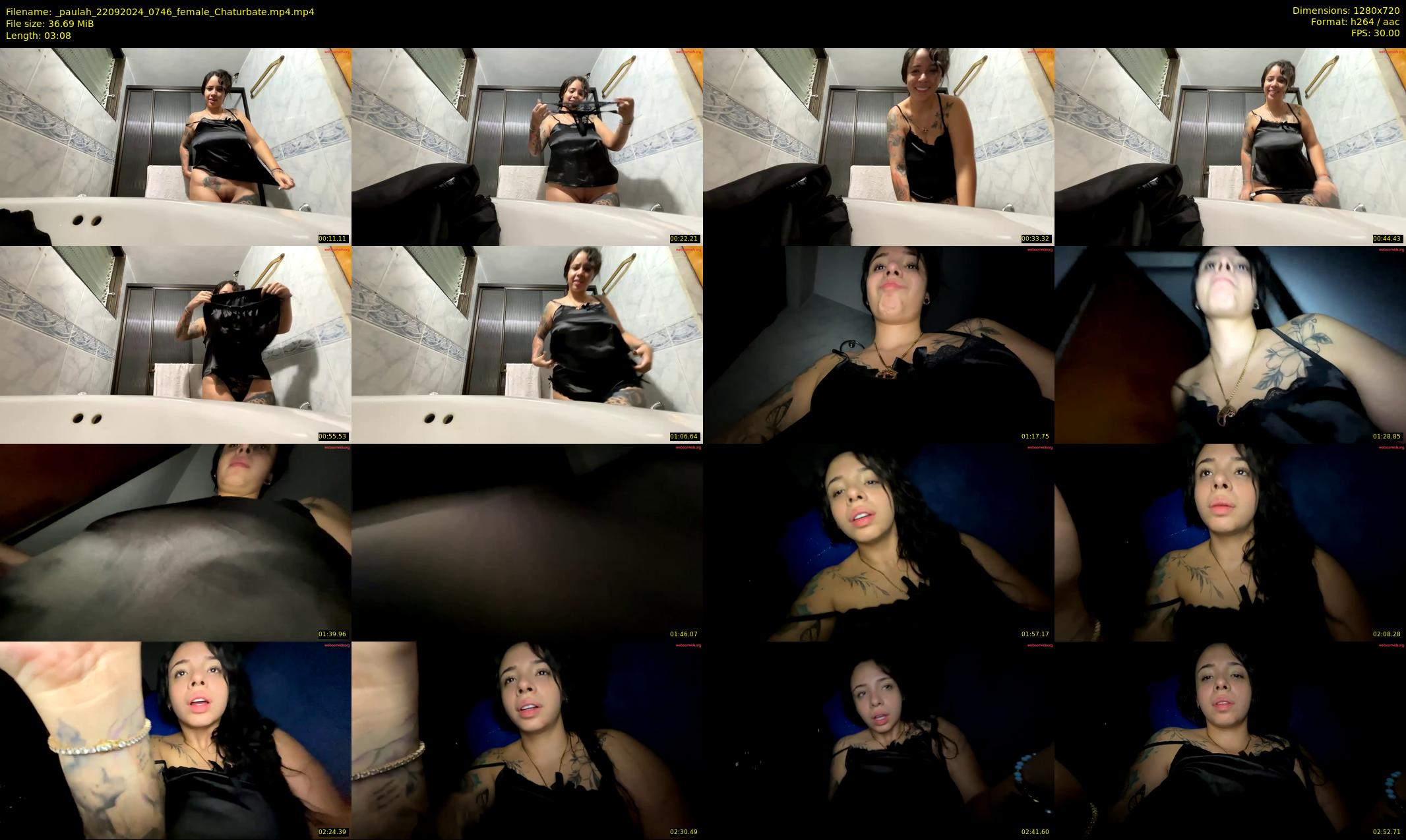 _paulah — 4 minute Chaturbate female cam show recording, 720p, Sep 22, 2024