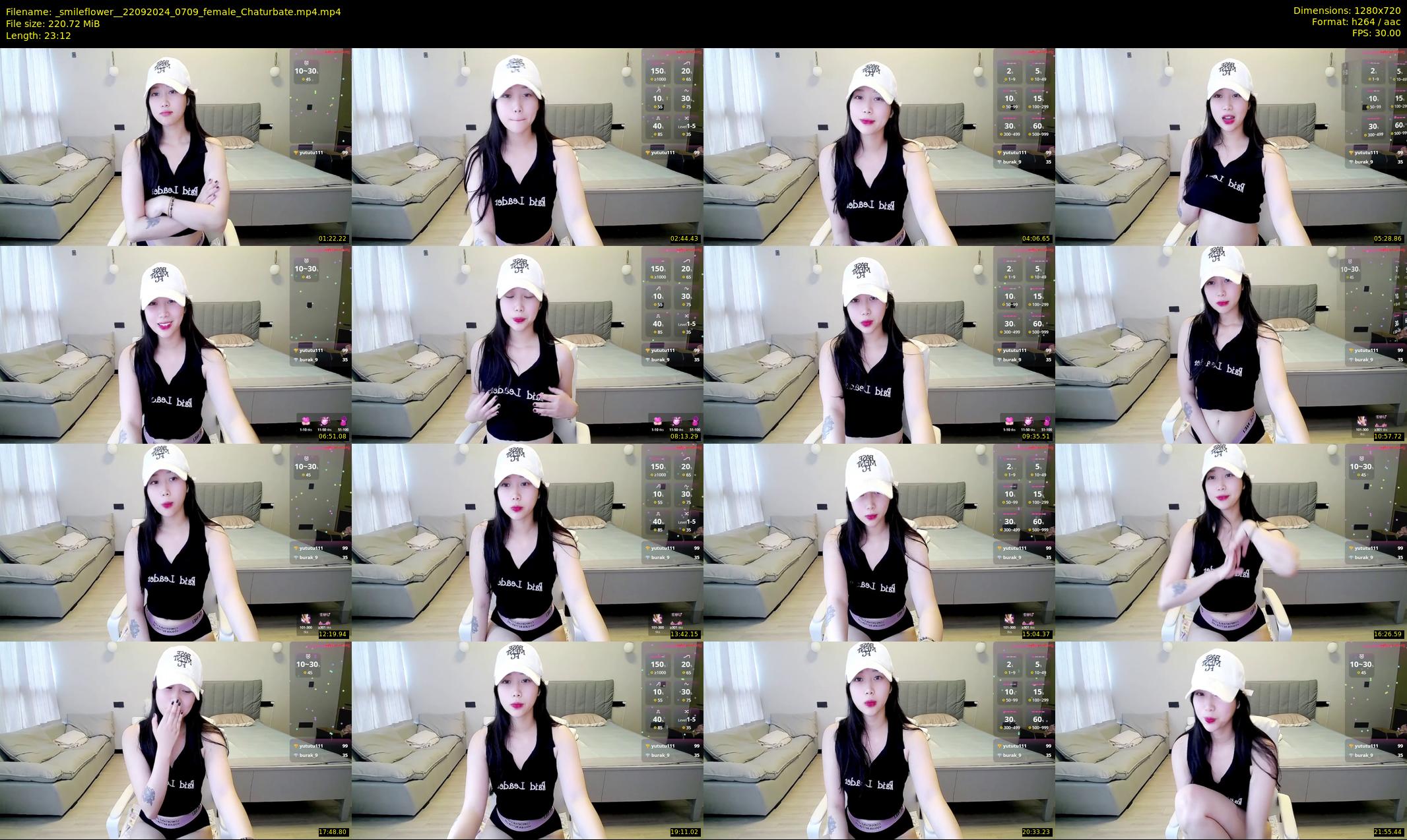 _smileflower_ — 24 minute Chaturbate female cam show recording, 720p, Sep 22, 2024
