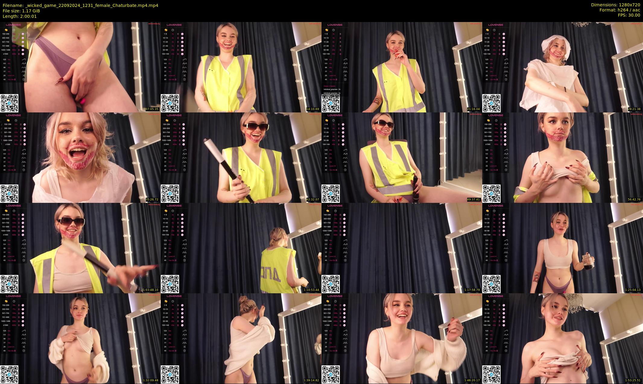_wicked_game — 121 minute Chaturbate female cam show recording, 720p, Sep 22, 2024
