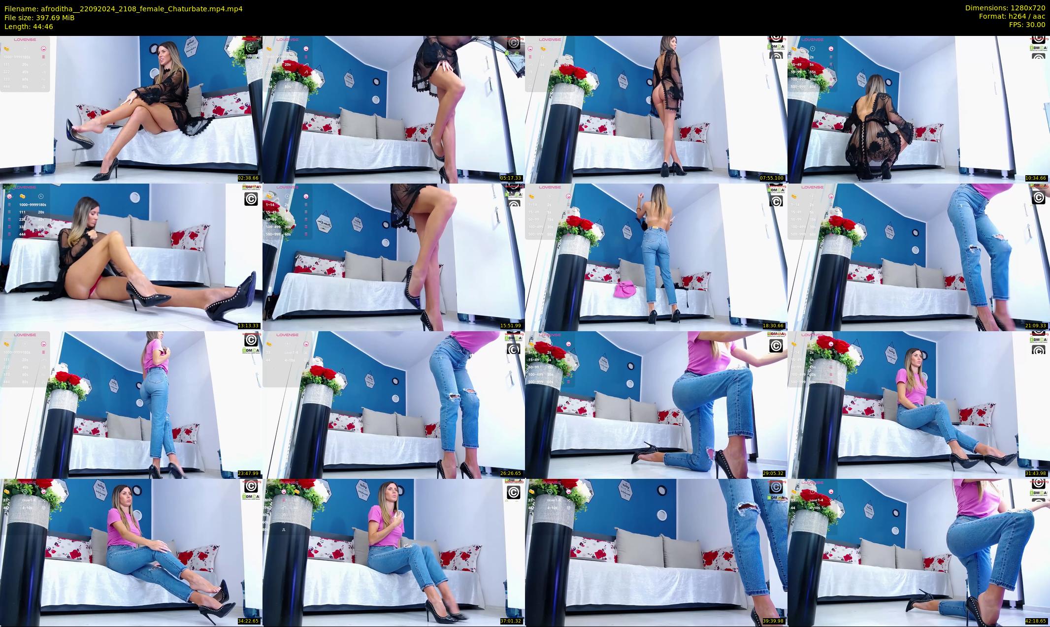 afroditha_ — 45 minute Chaturbate female cam show recording, 720p, Sep 22, 2024