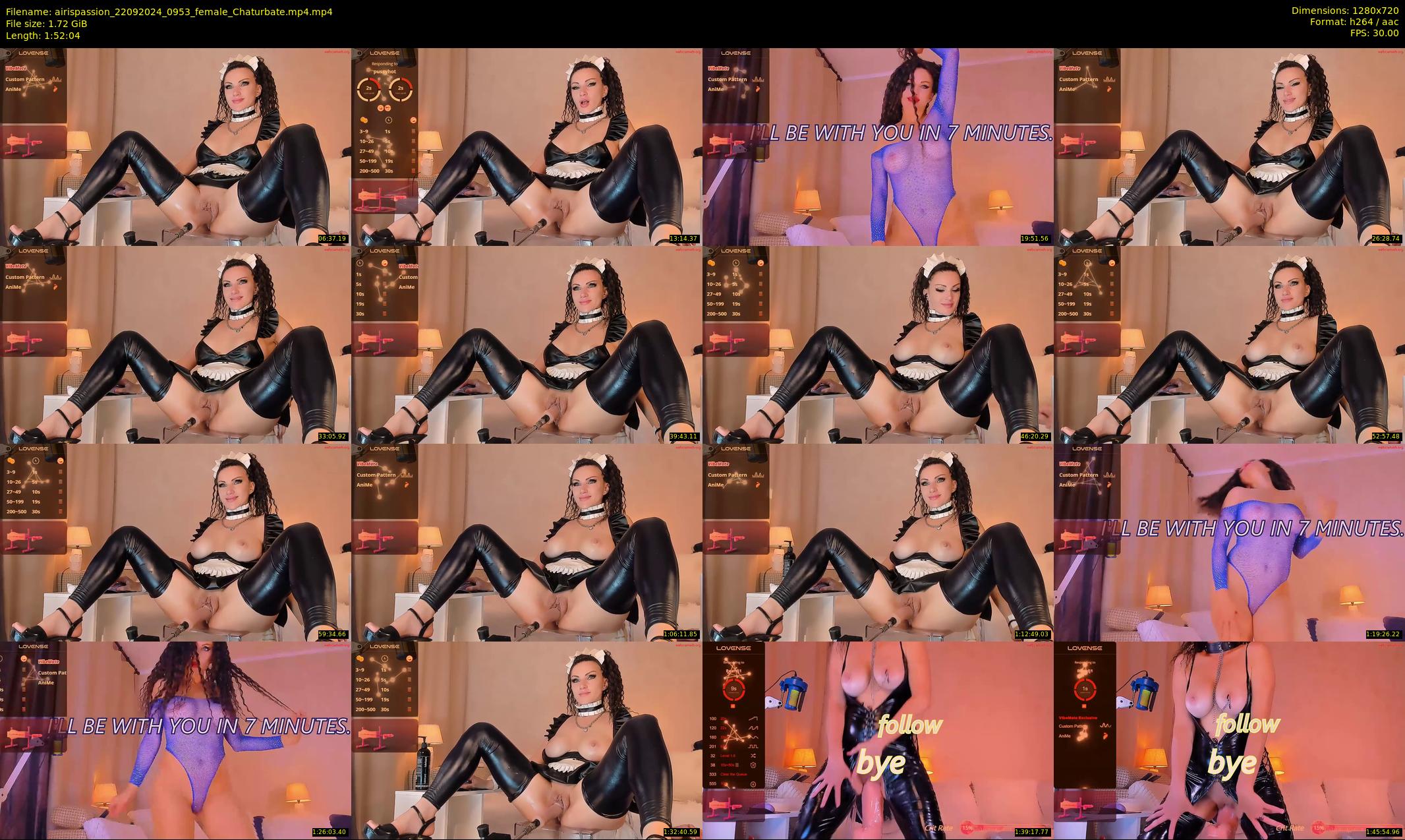 airispassion — 113 minute Chaturbate female cam show recording, 720p, Sep 22, 2024