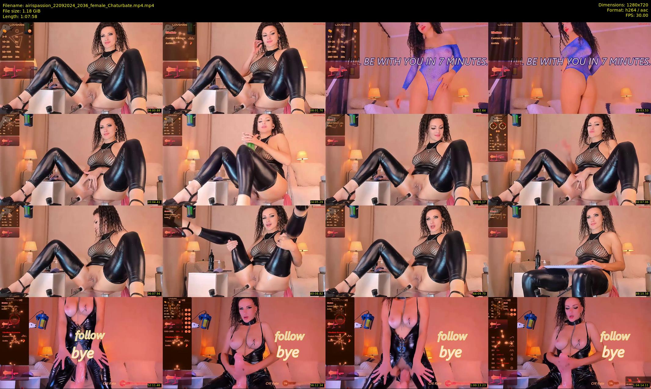 airispassion — 68 minute Chaturbate female cam show recording, 720p, Sep 22, 2024