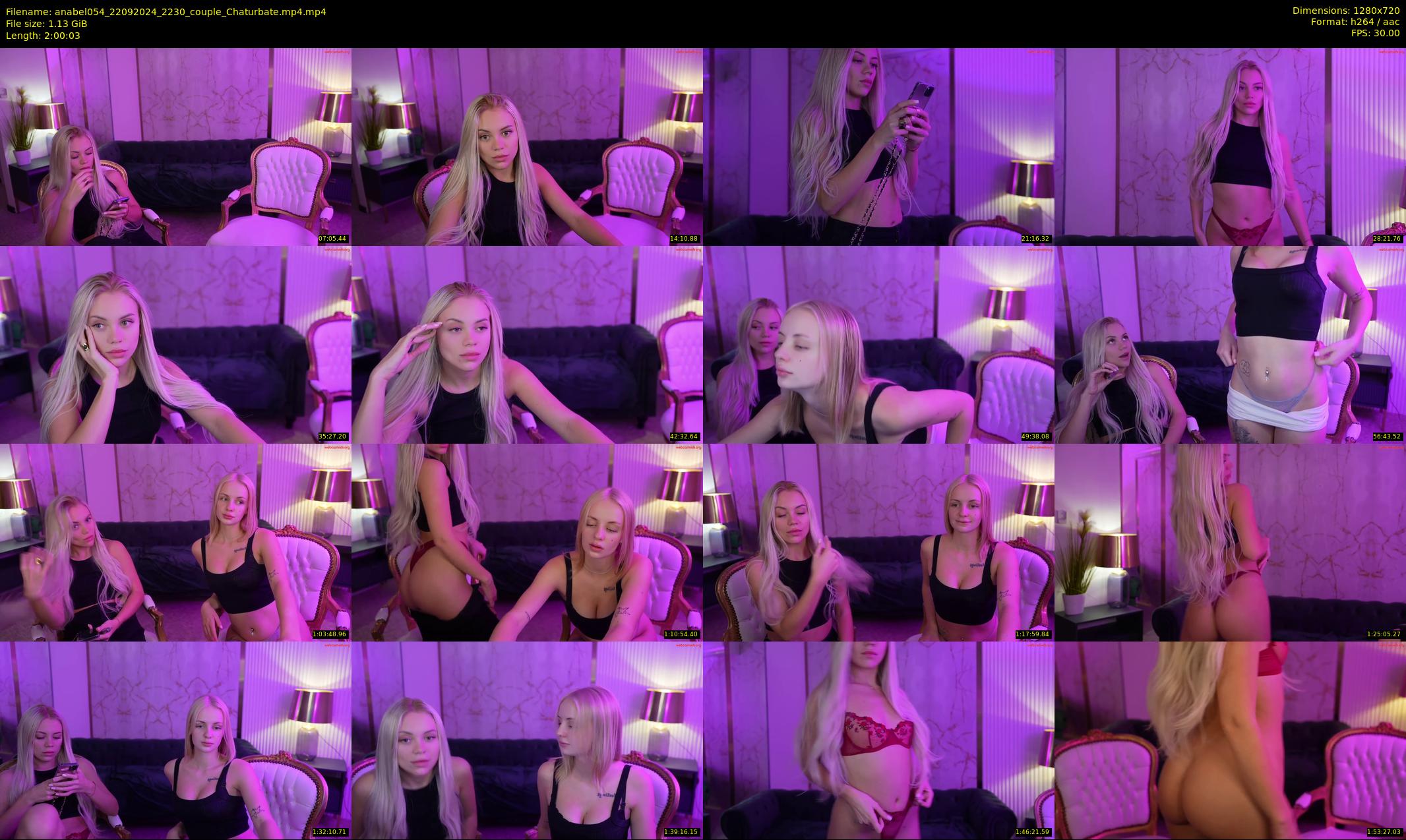 anabel054 — 121 minute Chaturbate female cam show recording, 720p, Sep 22, 2024
