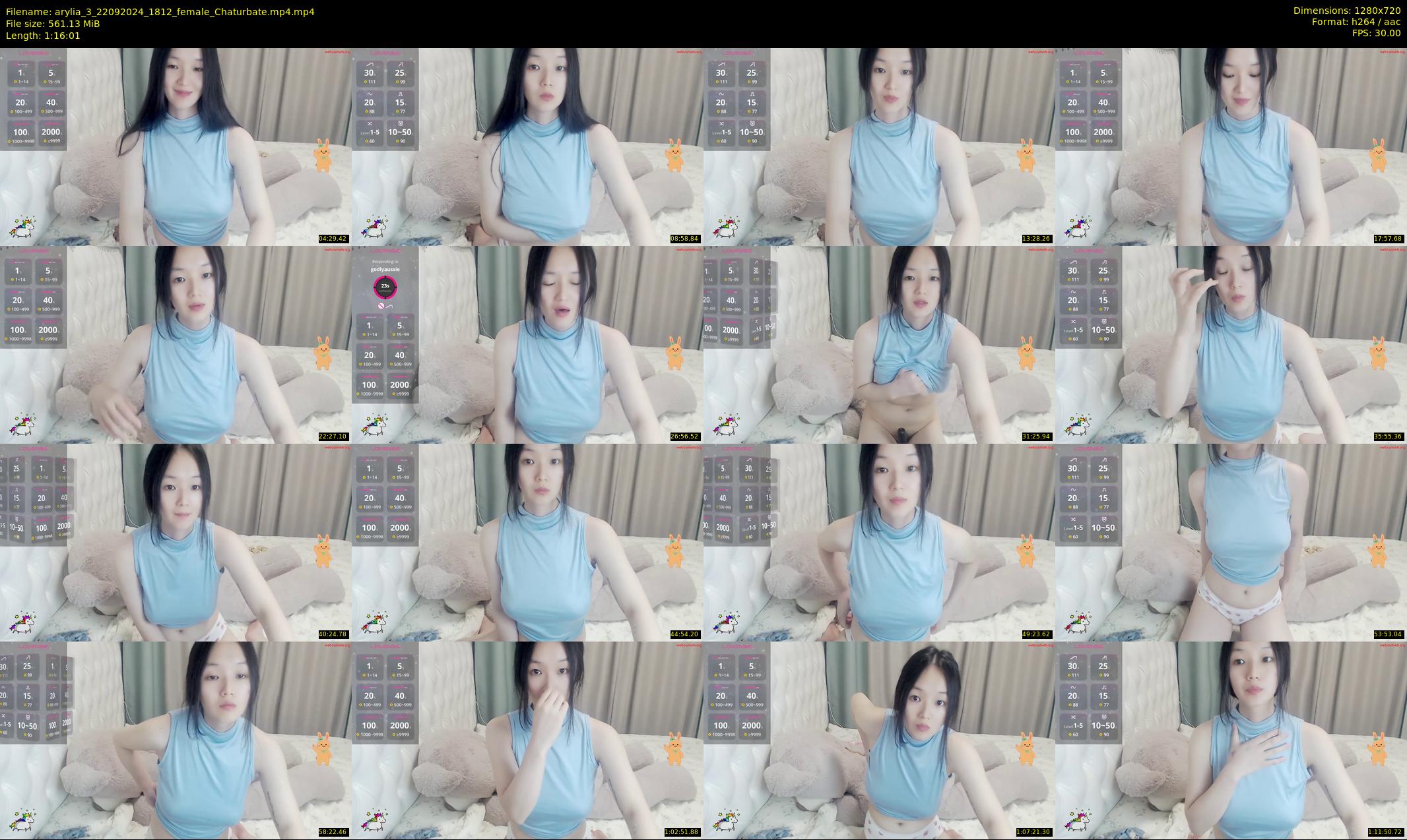arylia_3 — 77 minute Chaturbate female cam show recording, 720p, Sep 22, 2024