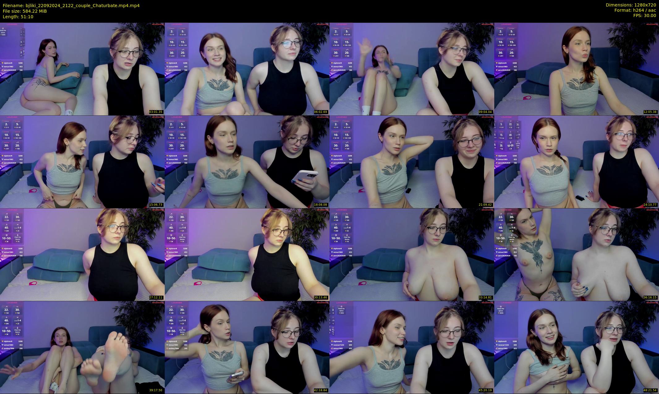 bjliki — 52 minute Chaturbate couple cam show recording, 720p, Sep 22, 2024