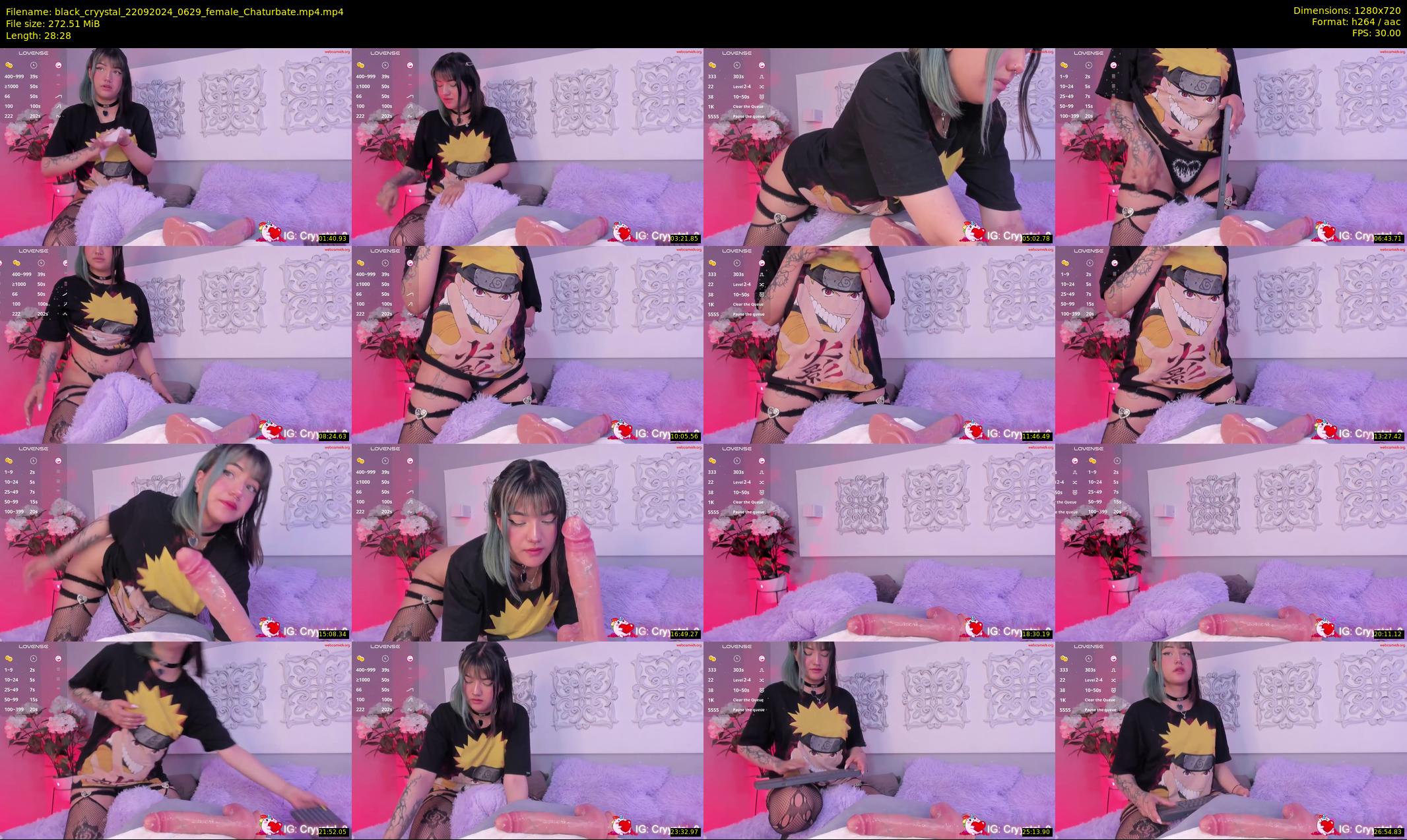 black_cryystal — 29 minute Chaturbate female cam show recording, 720p, Sep 22, 2024
