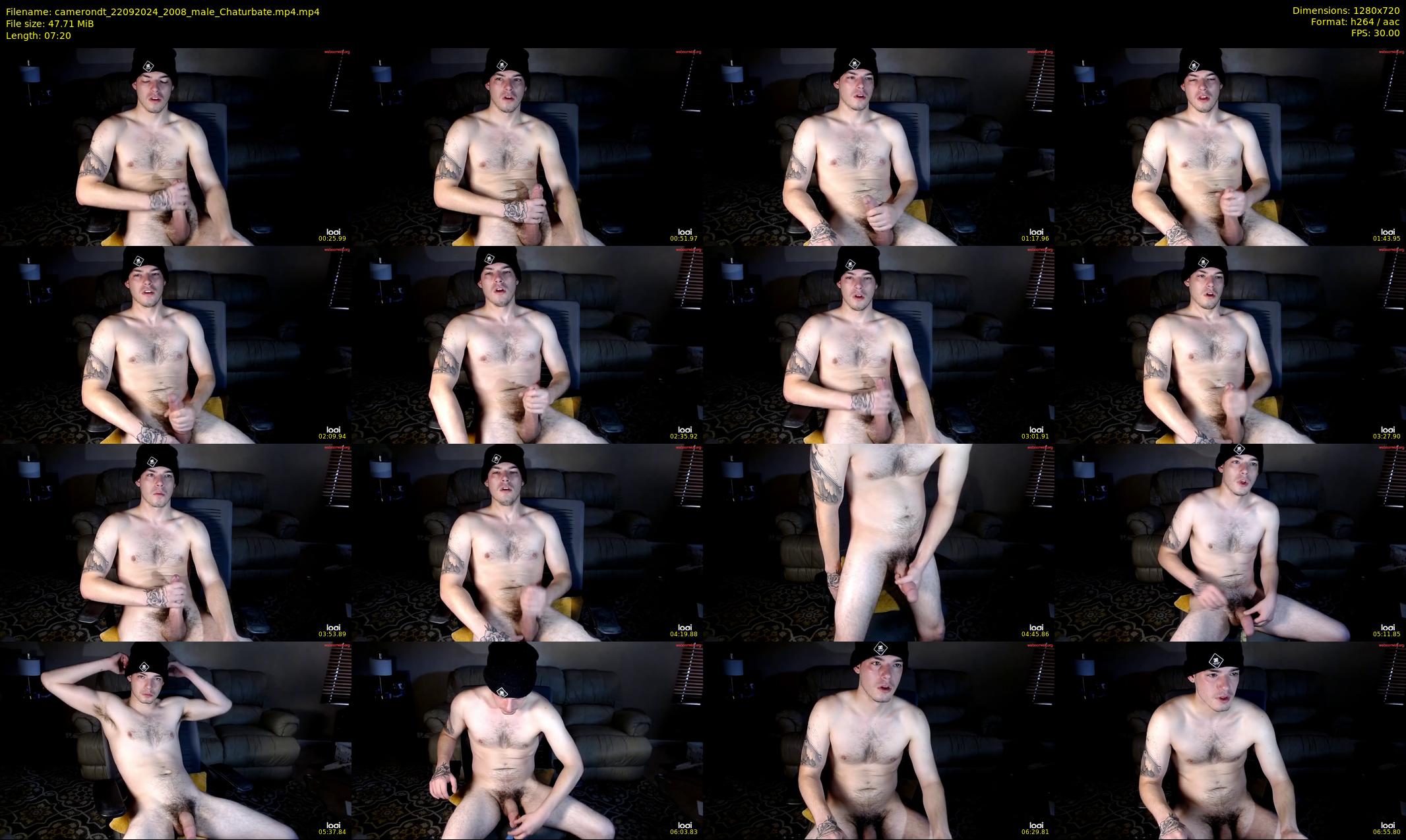 camerondt — 8 minute Chaturbate male cam show recording, 720p, Sep 22, 2024