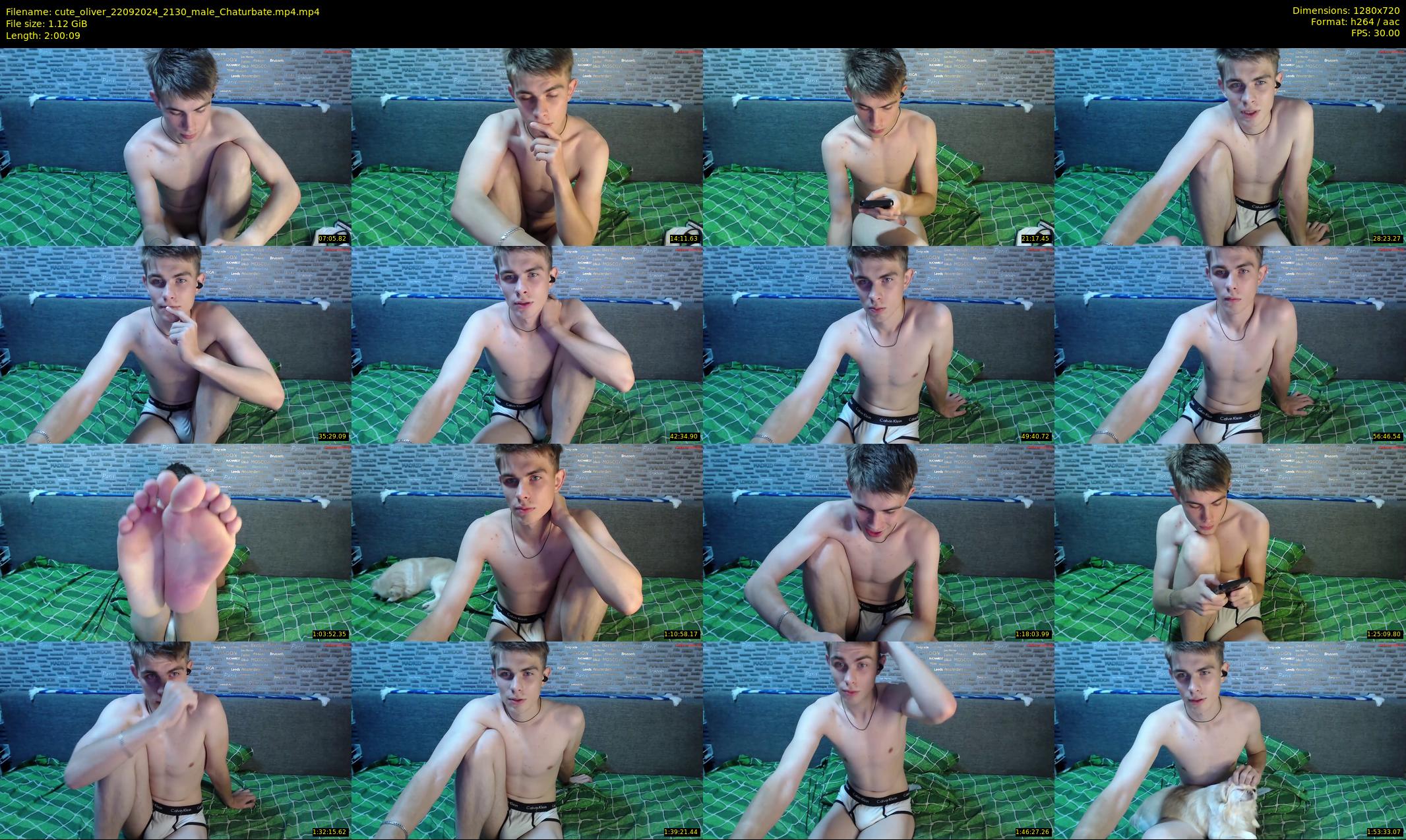 cute_oliver — 121 minute Chaturbate male cam show recording, 720p, Sep 22, 2024