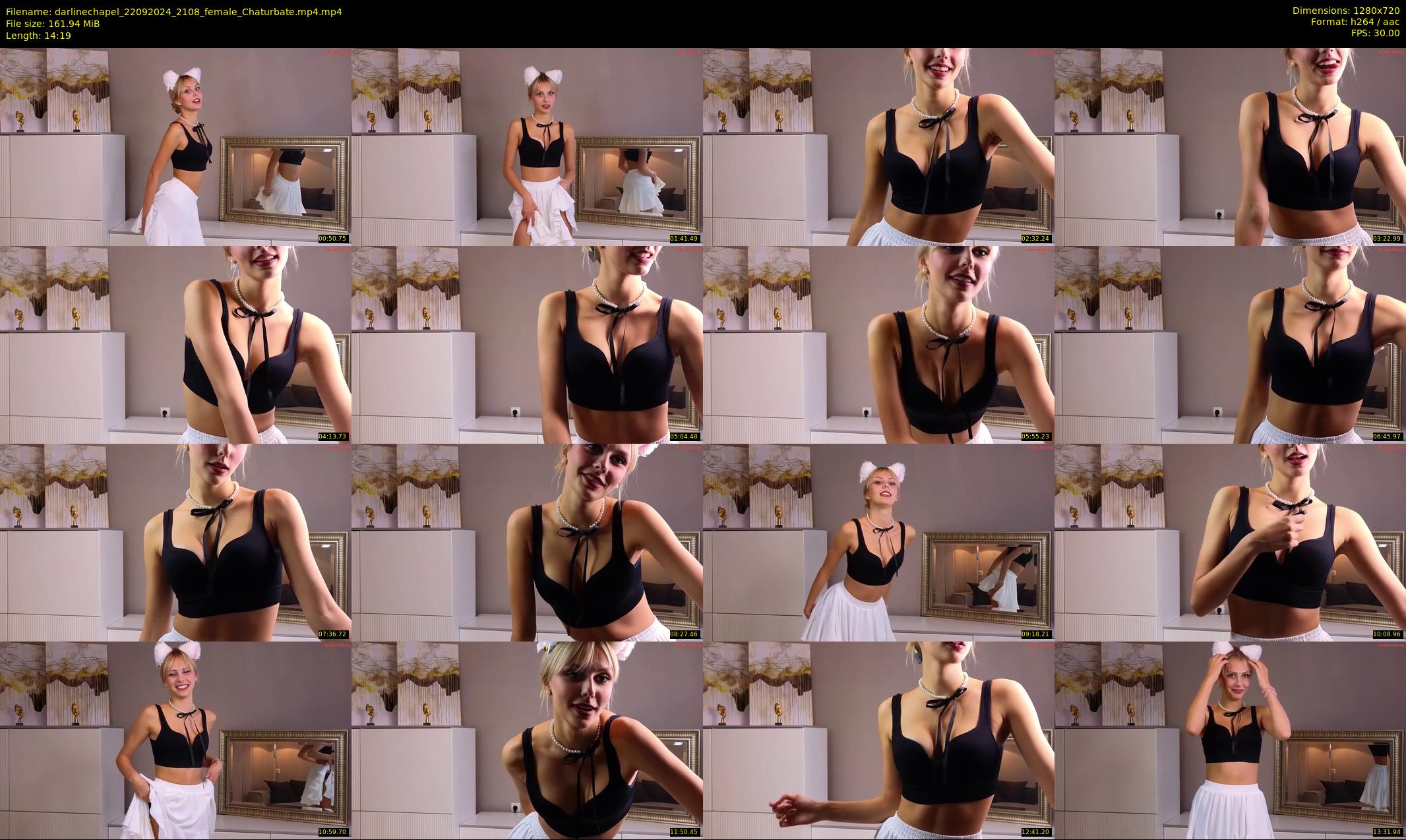 darlinechapel — 15 minute Chaturbate female cam show recording, 720p, Sep 22, 2024