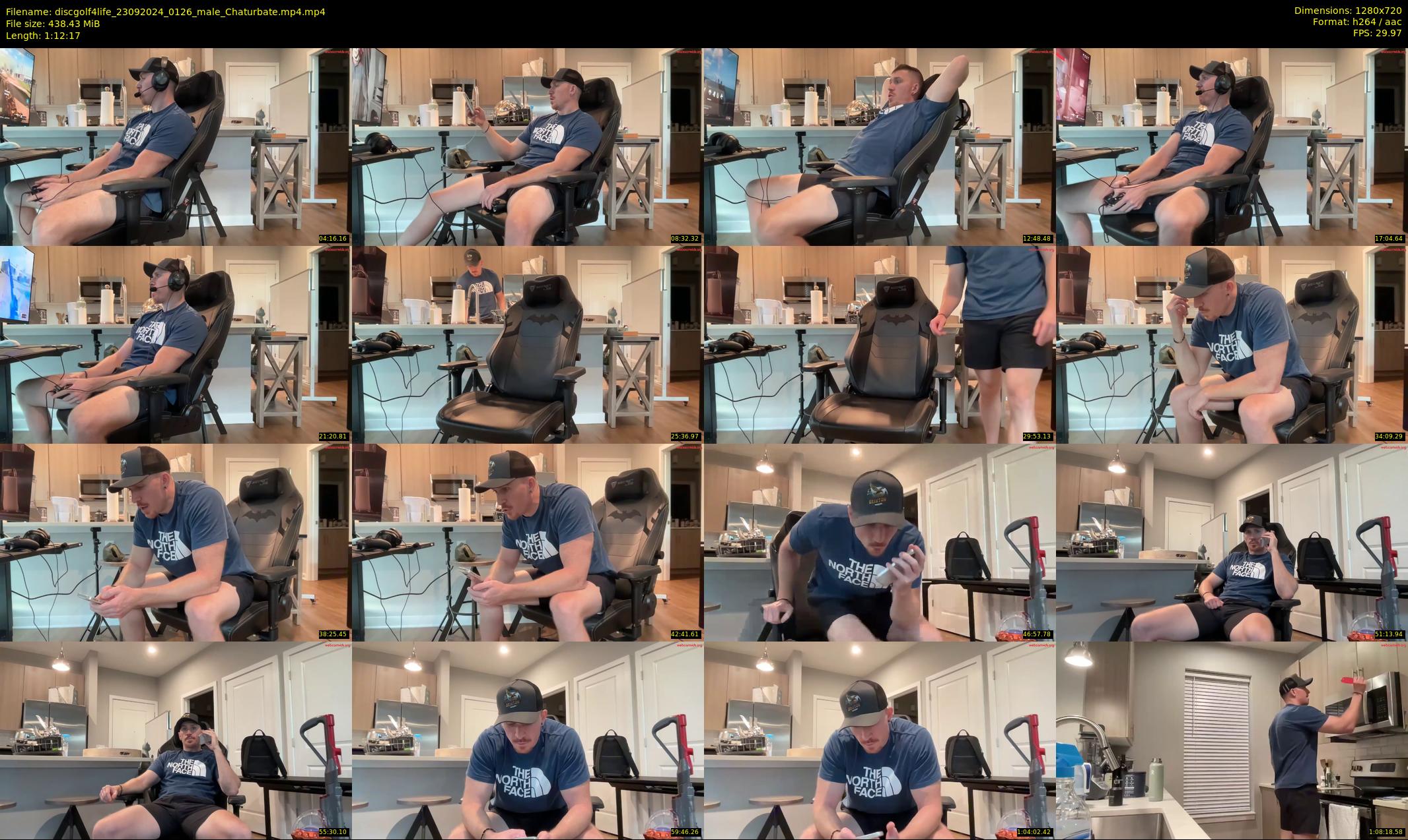 discgolf4life — 73 minute Chaturbate male cam show recording, 720p, Sep 23, 2024