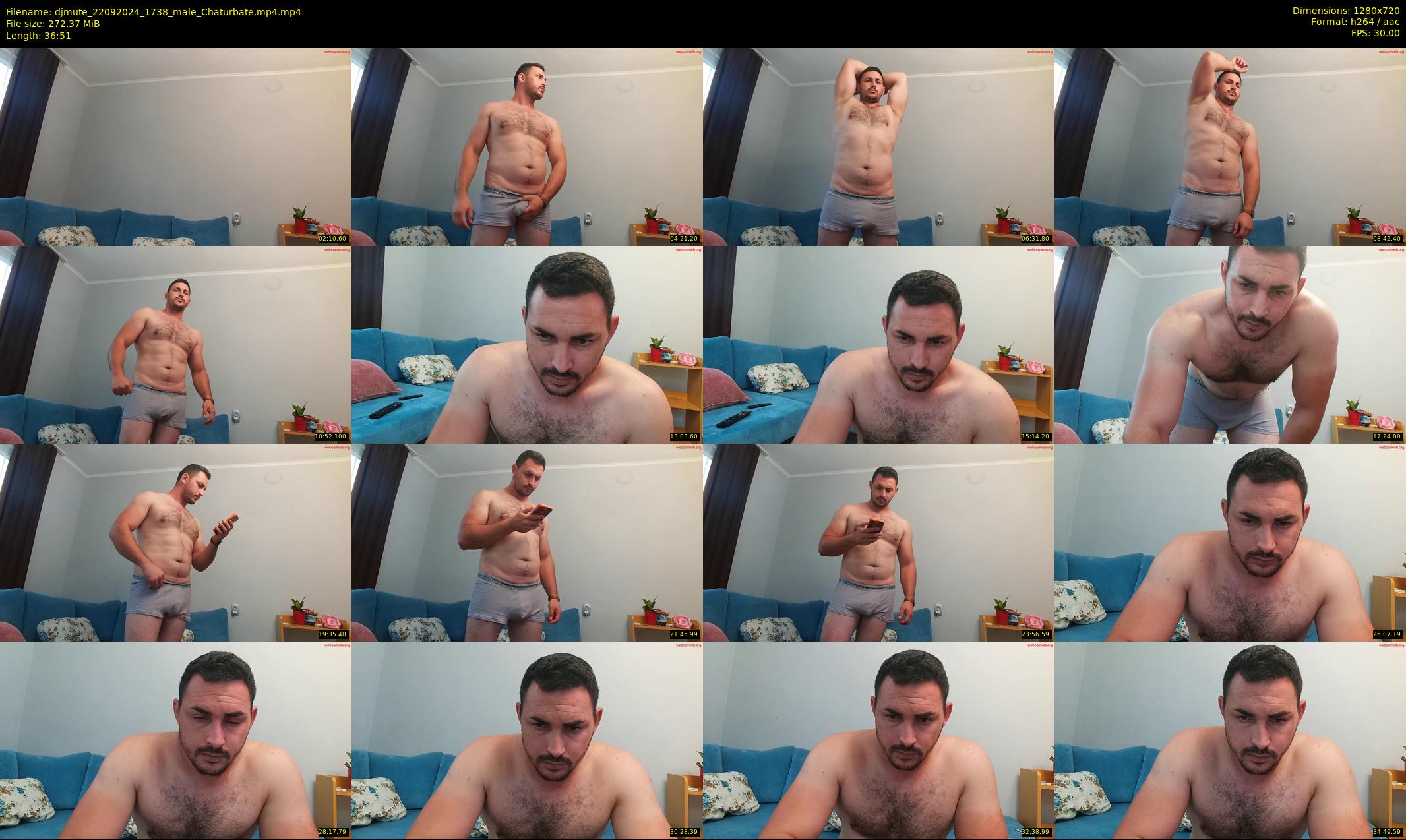 djmute — 37 minute Chaturbate male cam show recording, 720p, Sep 22, 2024