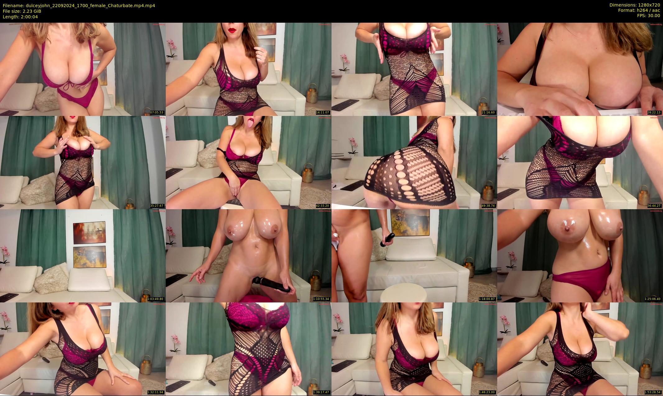 dulceyjohn — 121 minute Chaturbate female cam show recording, 720p, Sep 22, 2024