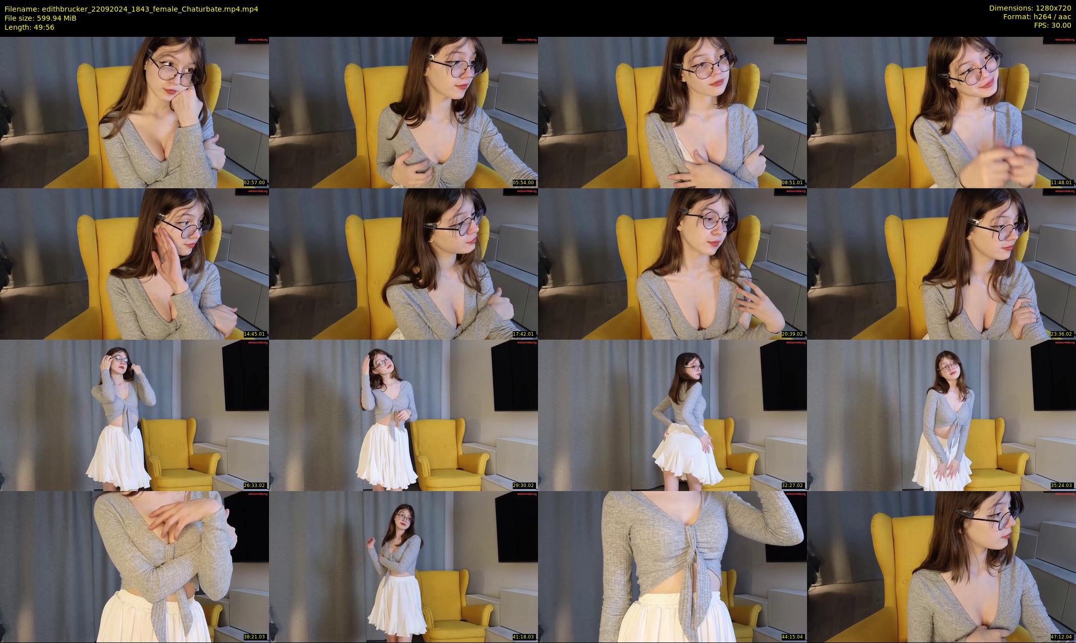 edithbrucker — 50 minute Chaturbate female cam show recording, 720p, Sep 22, 2024