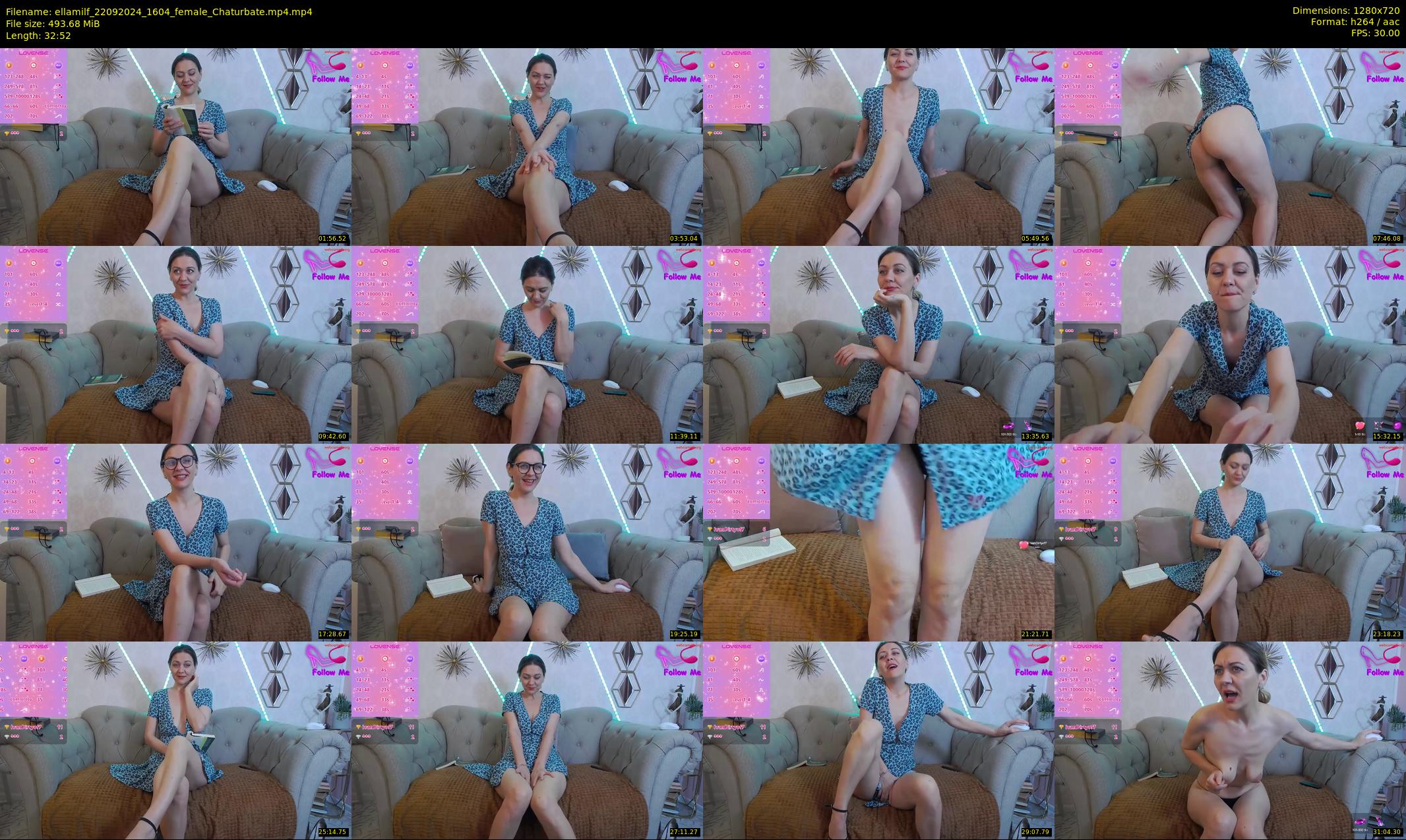 ellamilf — 33 minute Chaturbate female cam show recording, 720p, Sep 22, 2024