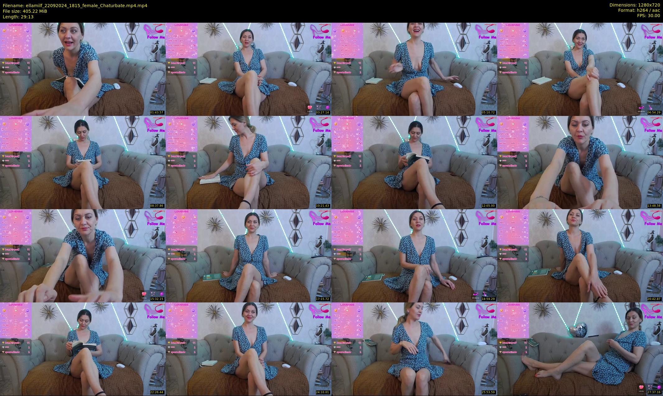 ellamilf — 30 minute Chaturbate female cam show recording, 720p, Sep 22, 2024