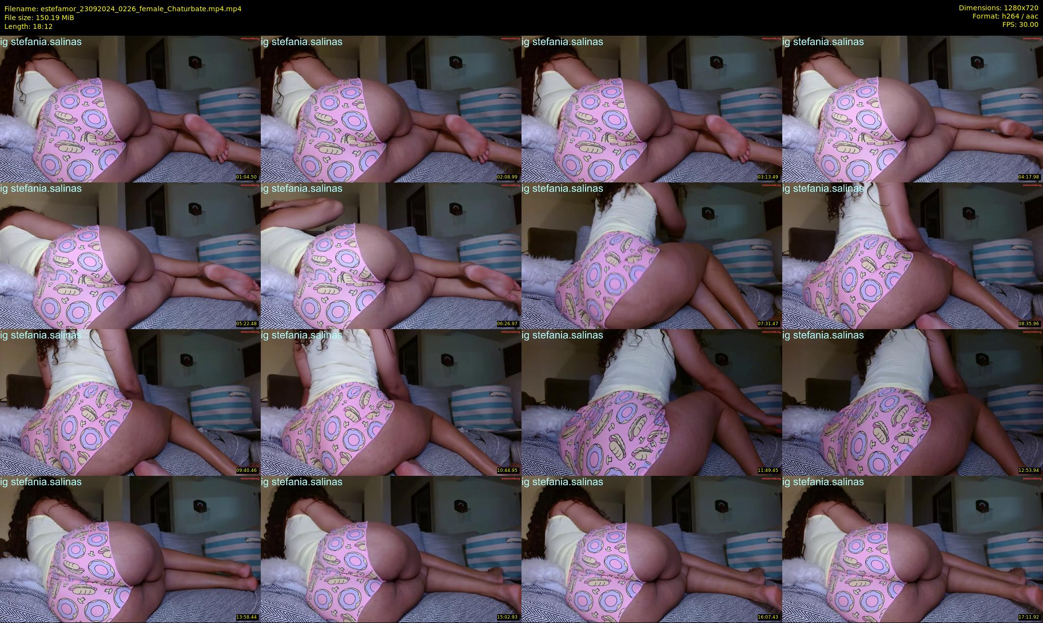 estefamor — 19 minute Chaturbate female cam show recording, 720p, Sep 23, 2024