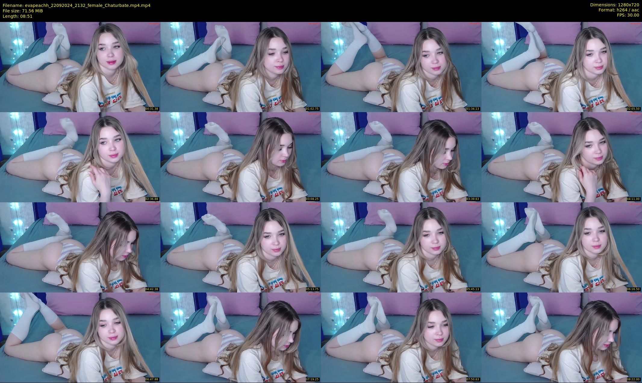evapeachh — 9 minute Chaturbate female cam show recording, 720p, Sep 22, 2024