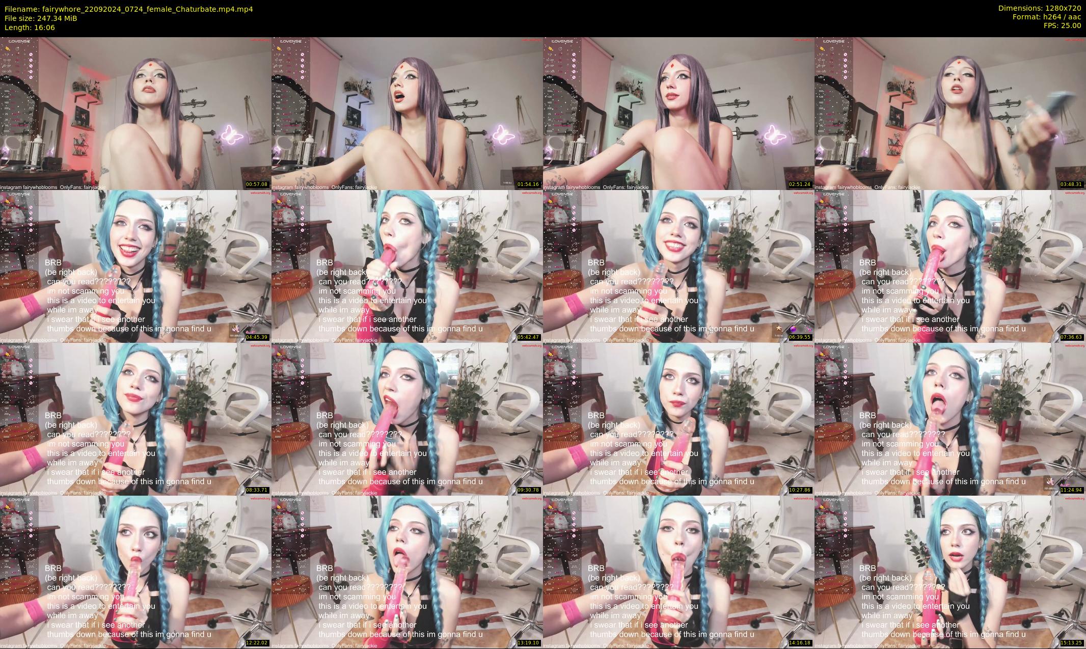 fairywhore — 17 minute Chaturbate female cam show recording, 720p, Sep 22, 2024