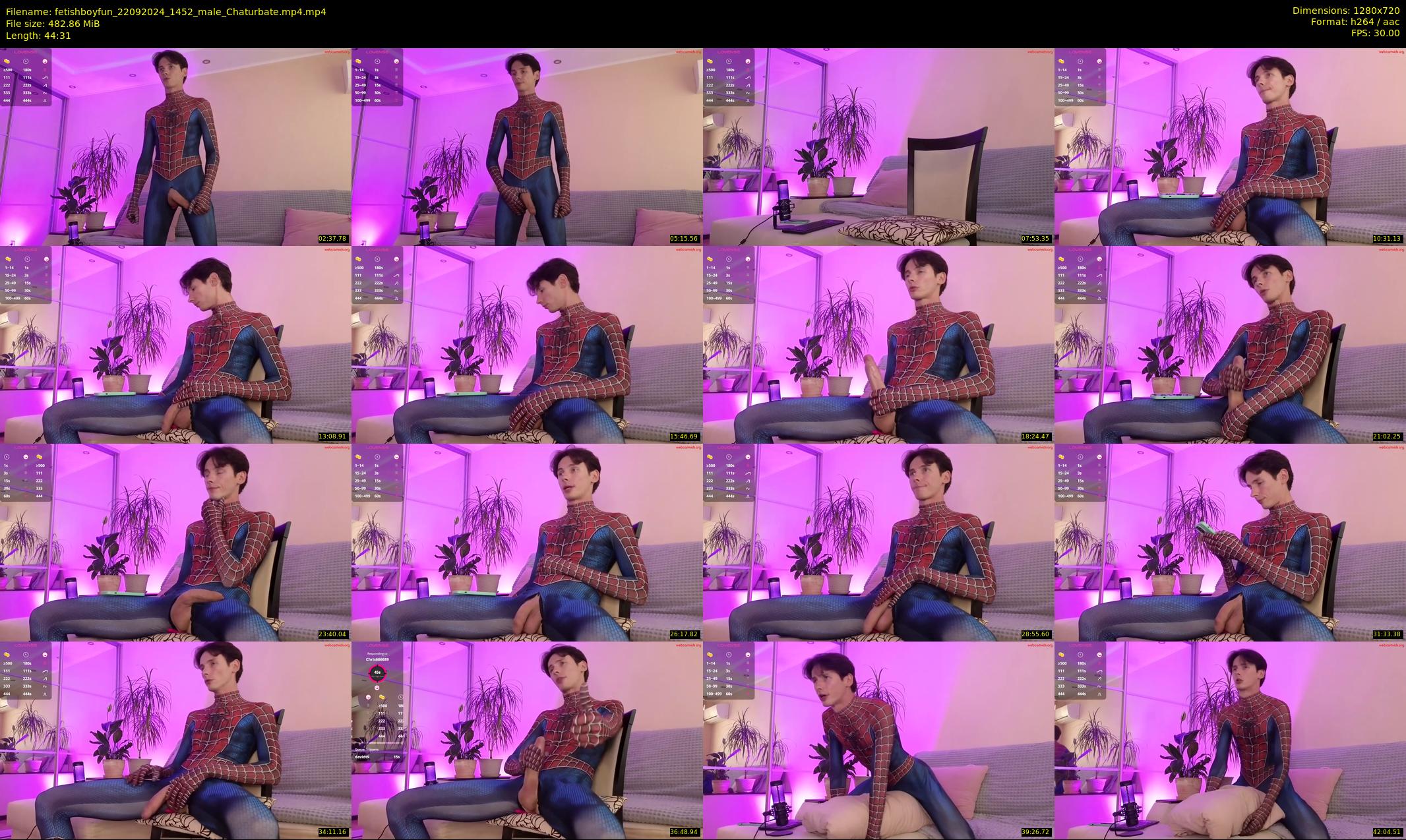 fetishboyfun — 45 minute Chaturbate male cam show recording, 720p, Sep 22, 2024