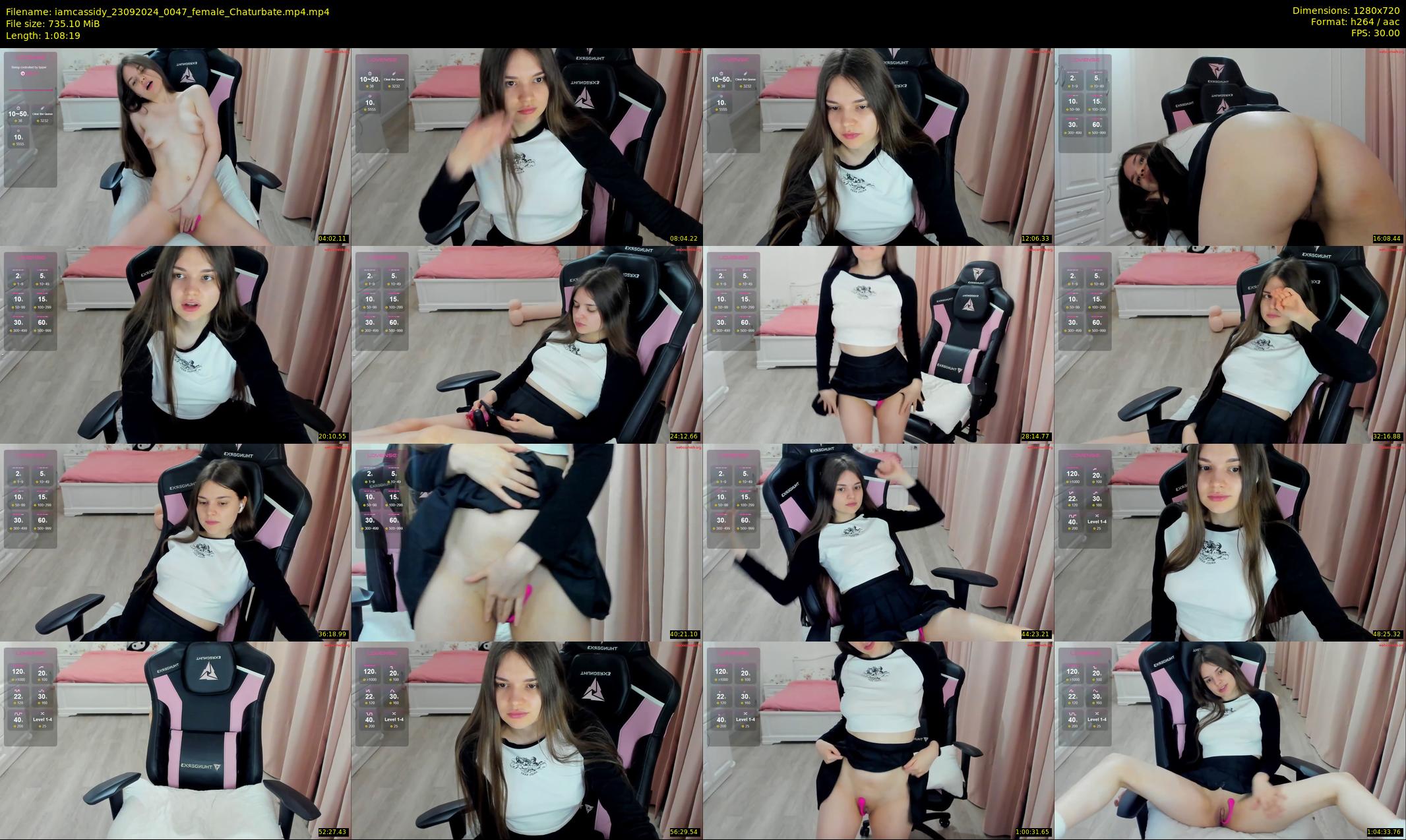 iamcassidy — 69 minute Chaturbate female cam show recording, 720p, Sep 23, 2024