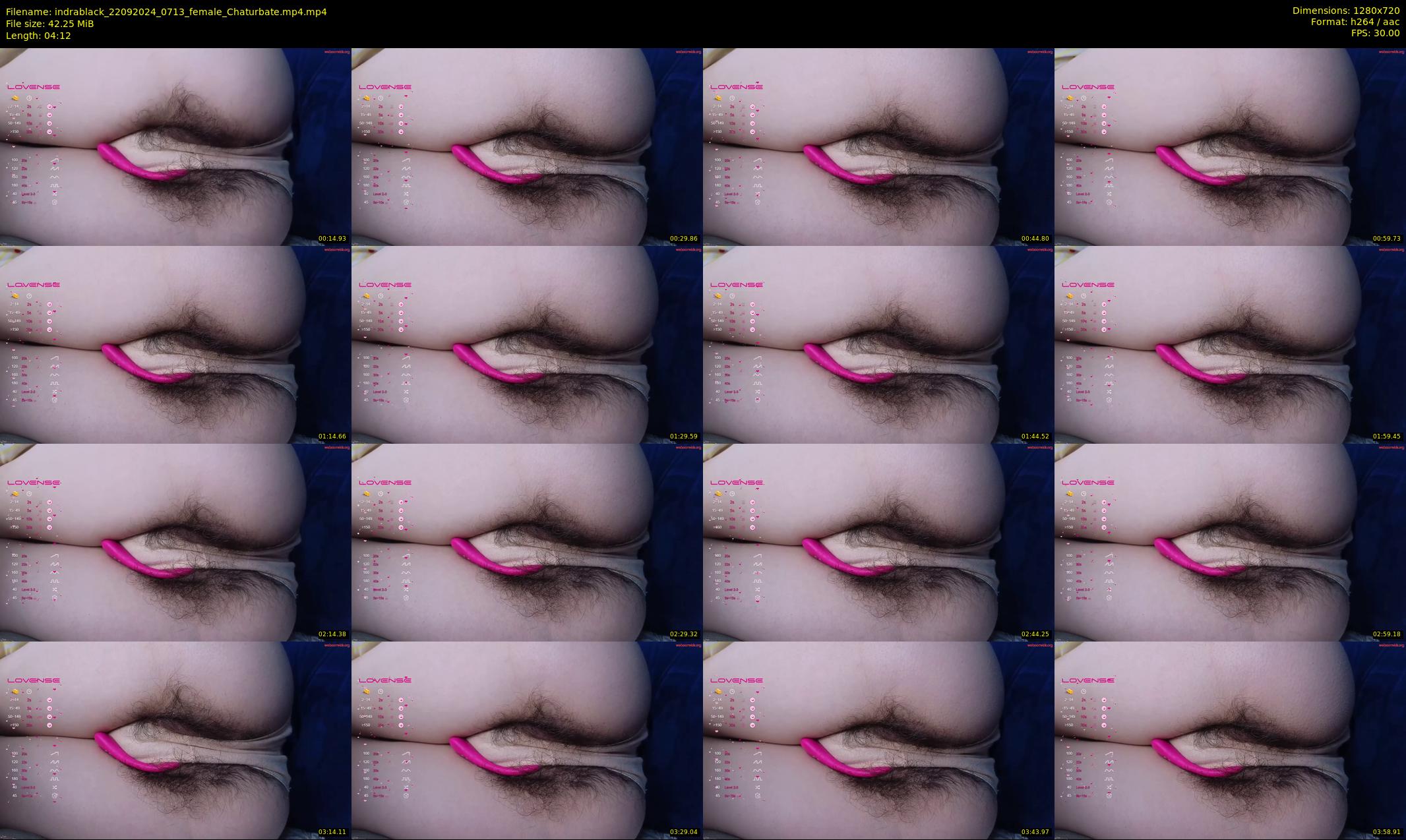 indrablack — 5 minute Chaturbate female cam show recording, 720p, Sep 22, 2024