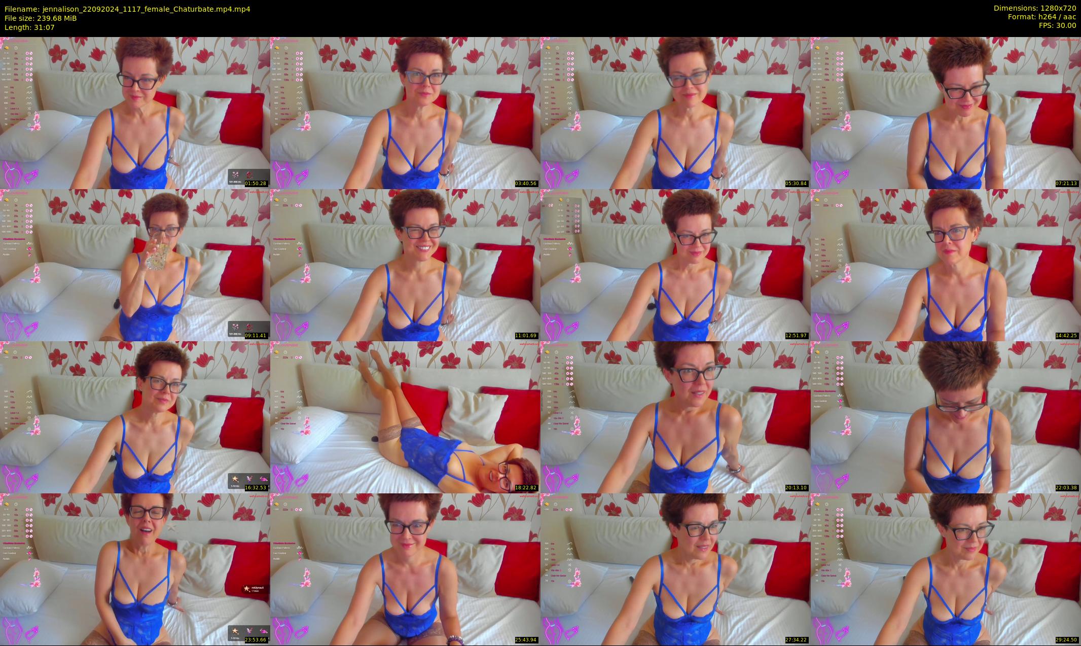 jennalison — 32 minute Chaturbate female cam show recording, 720p, Sep 22, 2024