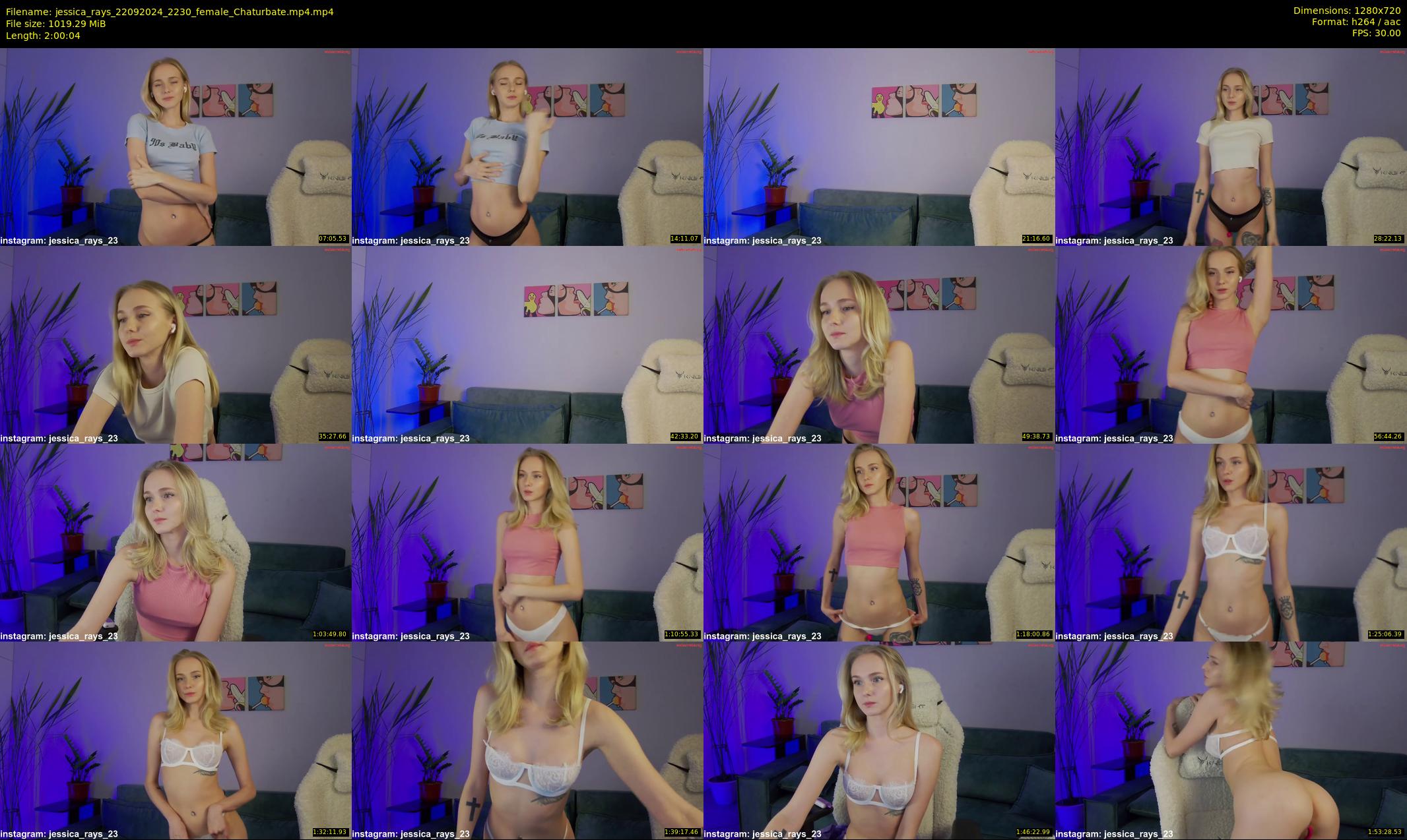 jessica_rays — 121 minute Chaturbate couple cam show recording, 720p, Sep 22, 2024