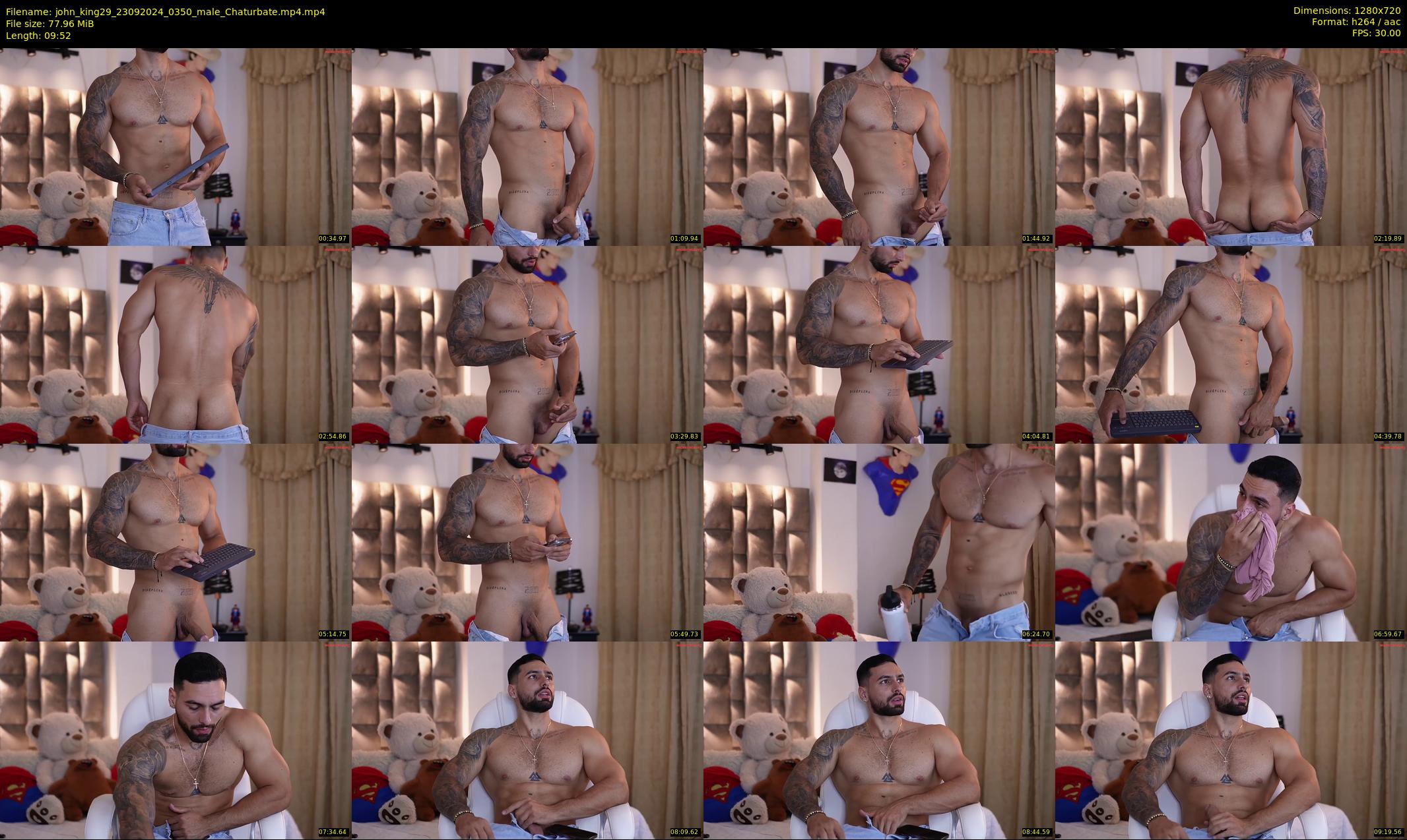 john_king29 — 10 minute Chaturbate male cam show recording, 720p, Sep 23, 2024