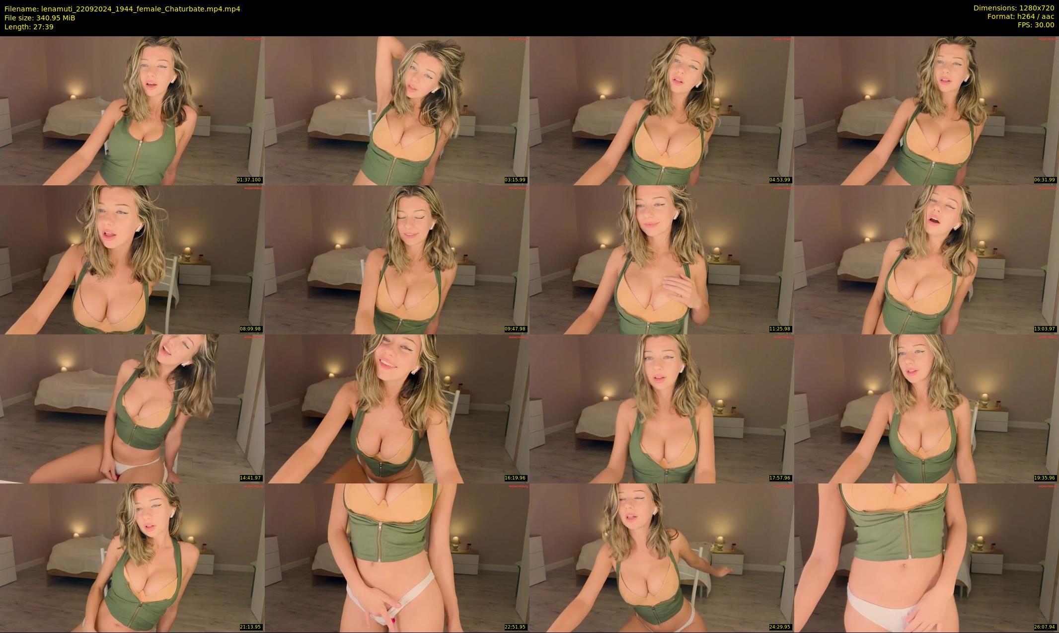 lenamuti — 28 minute Chaturbate female cam show recording, 720p, Sep 22, 2024