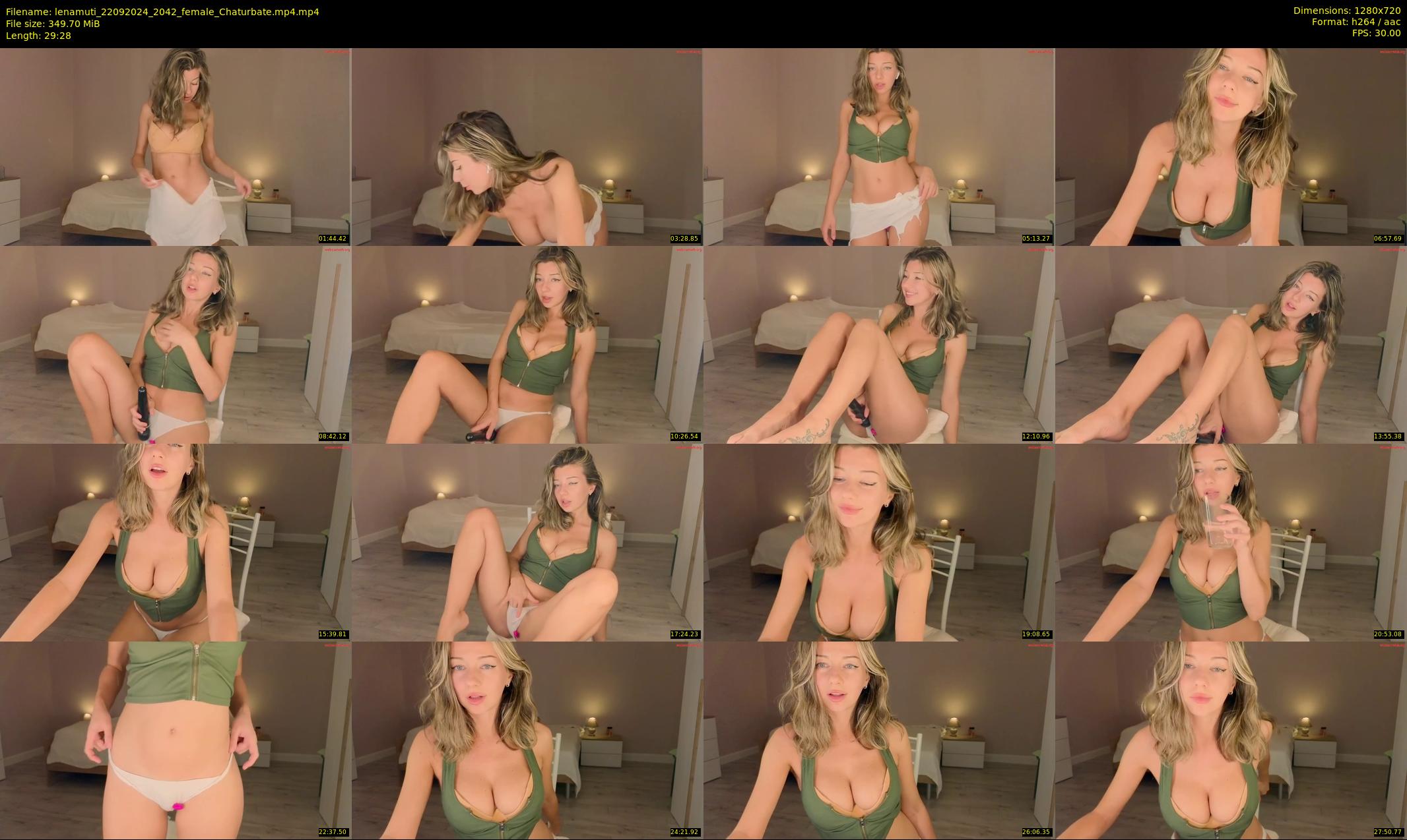 lenamuti — 30 minute Chaturbate female cam show recording, 720p, Sep 22, 2024