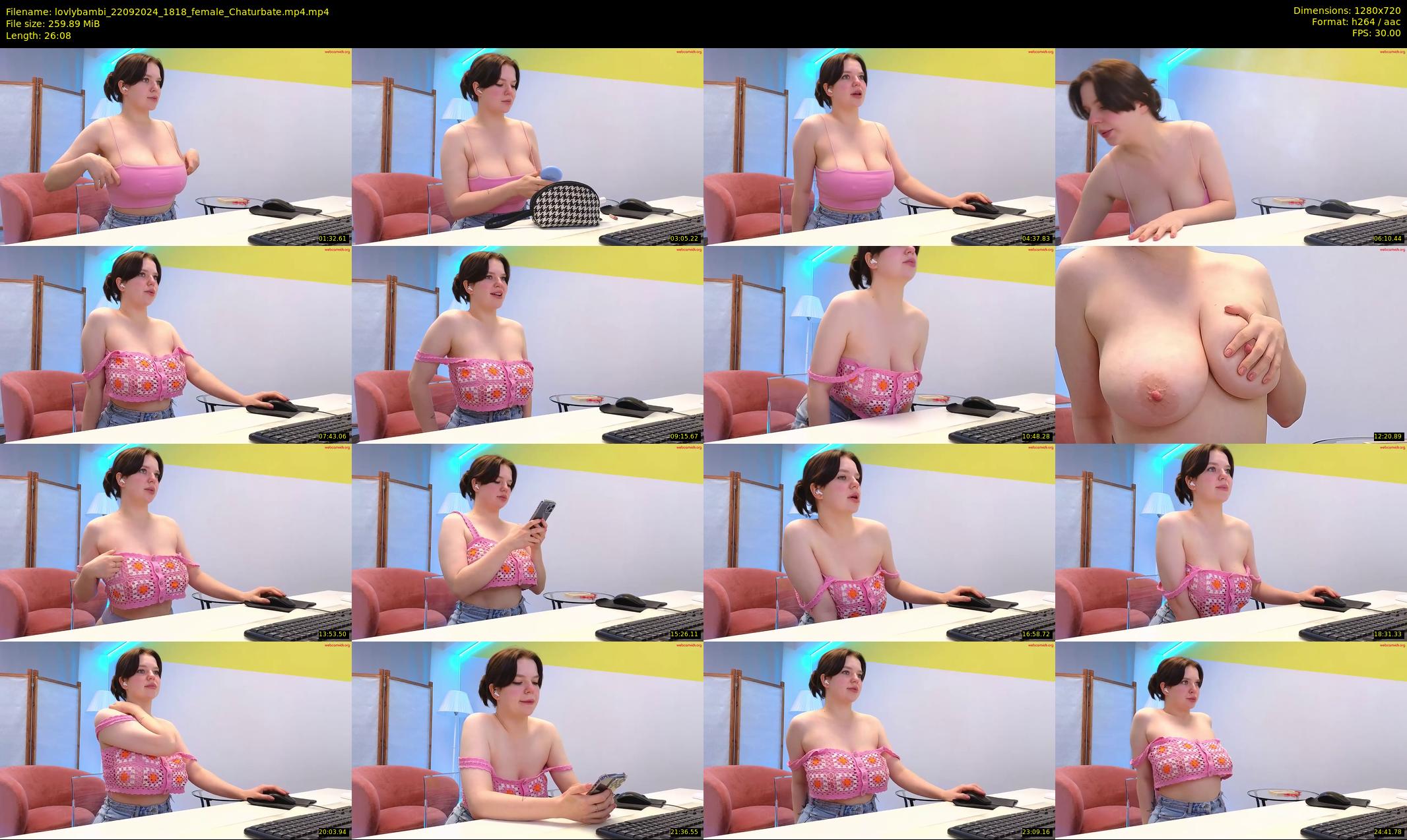 lovlybambi — 27 minute Chaturbate female cam show recording, 720p, Sep 22, 2024