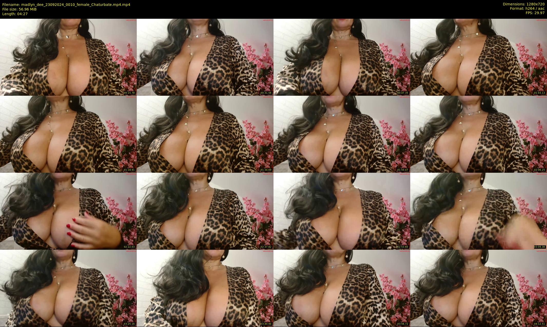 madlyn_dee — 5 minute Chaturbate female cam show recording, 720p, Sep 23, 2024