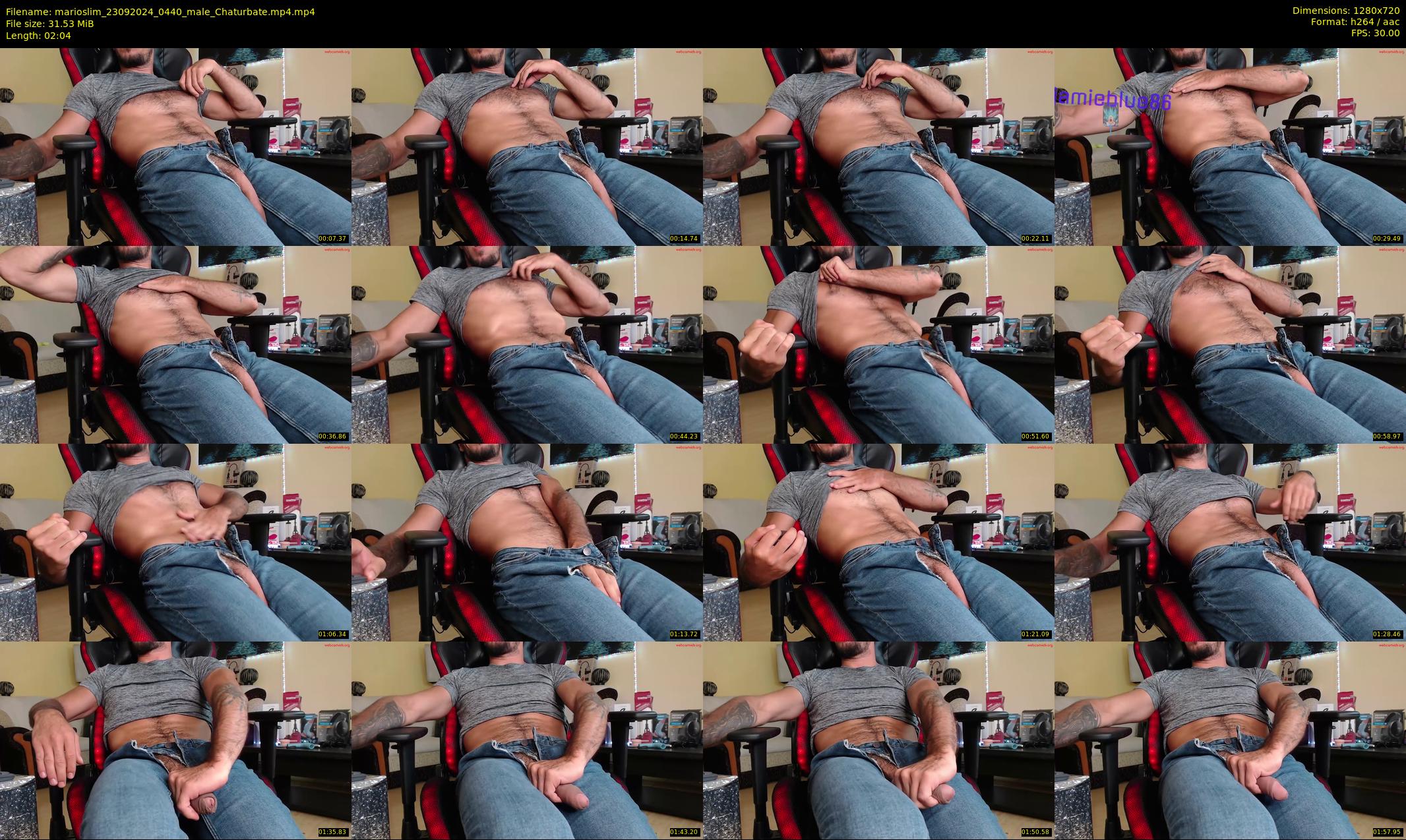 marioslim — 3 minute Chaturbate male cam show recording, 720p, Sep 23, 2024