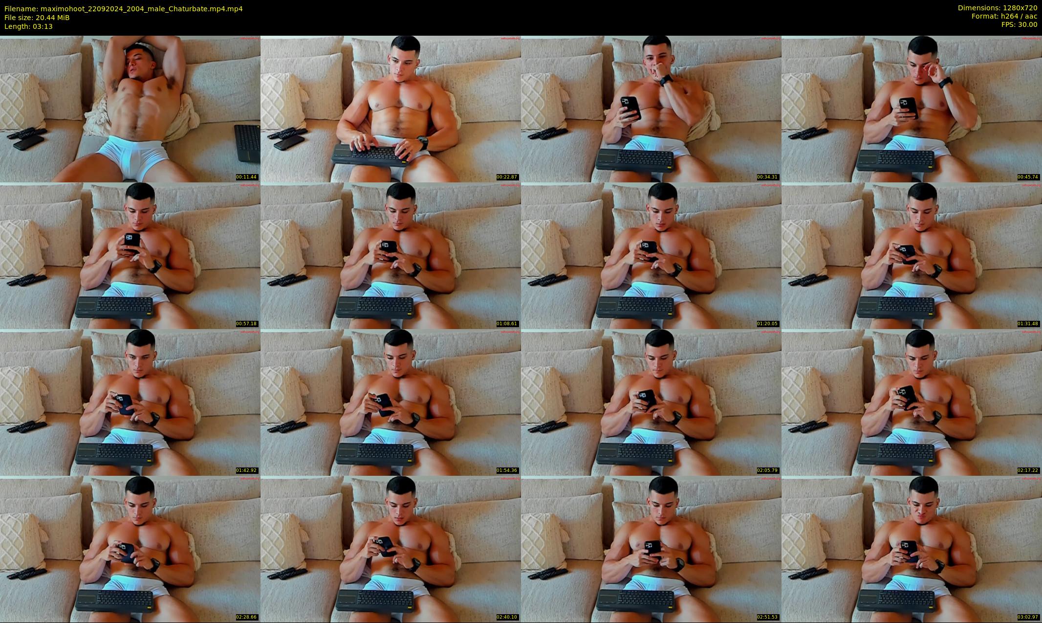 maximohoot — 4 minute Chaturbate male cam show recording, 720p, Sep 22, 2024