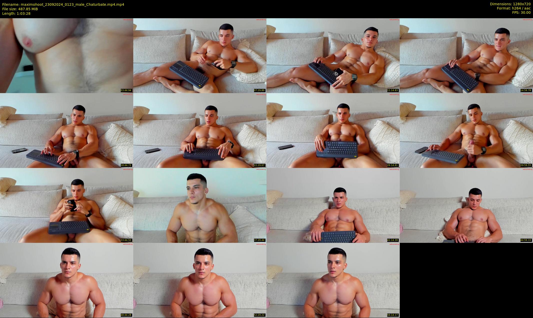 maximohoot — 64 minute Chaturbate male cam show recording, 720p, Sep 23, 2024
