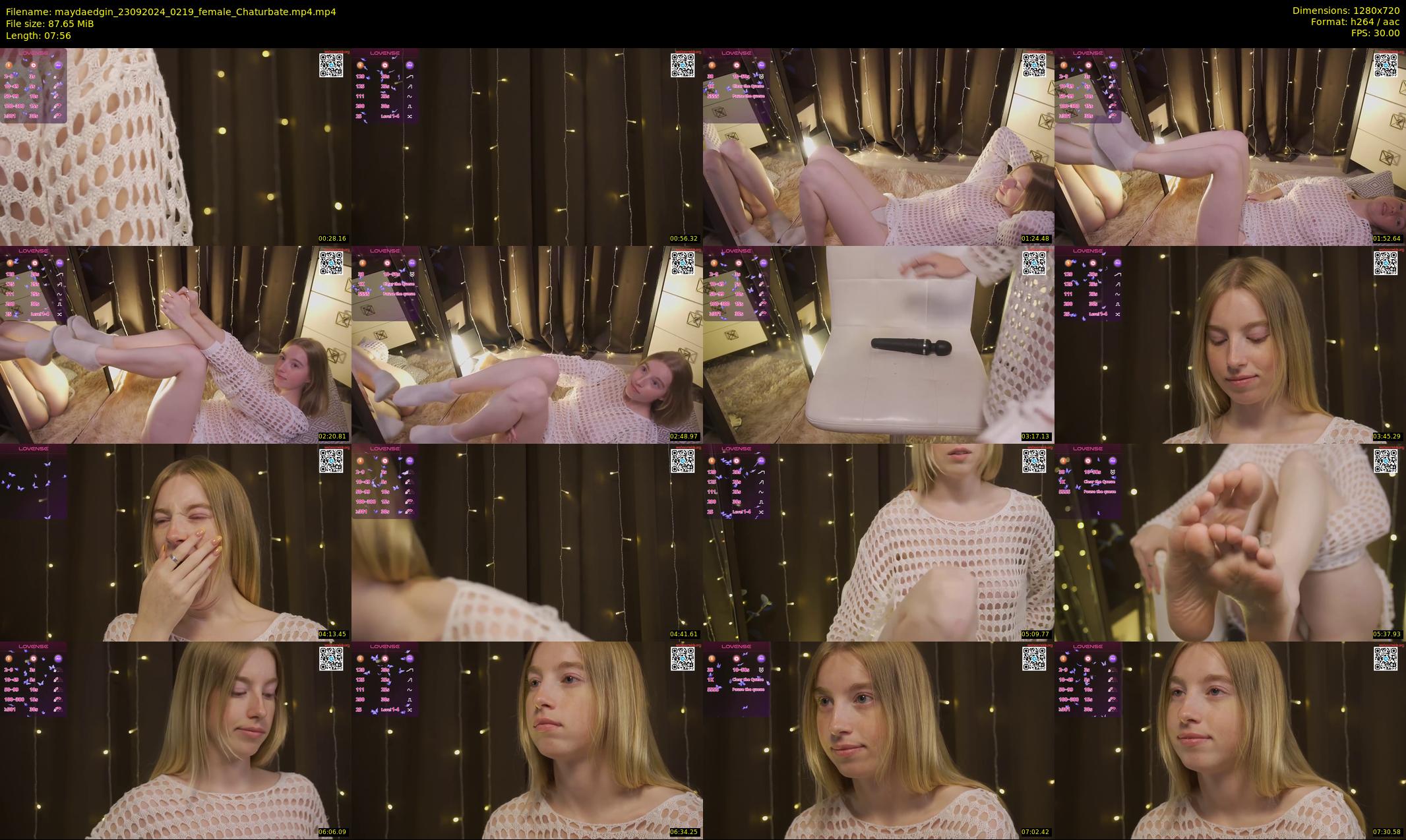 maydaedgin — 8 minute Chaturbate female cam show recording, 720p, Sep 23, 2024