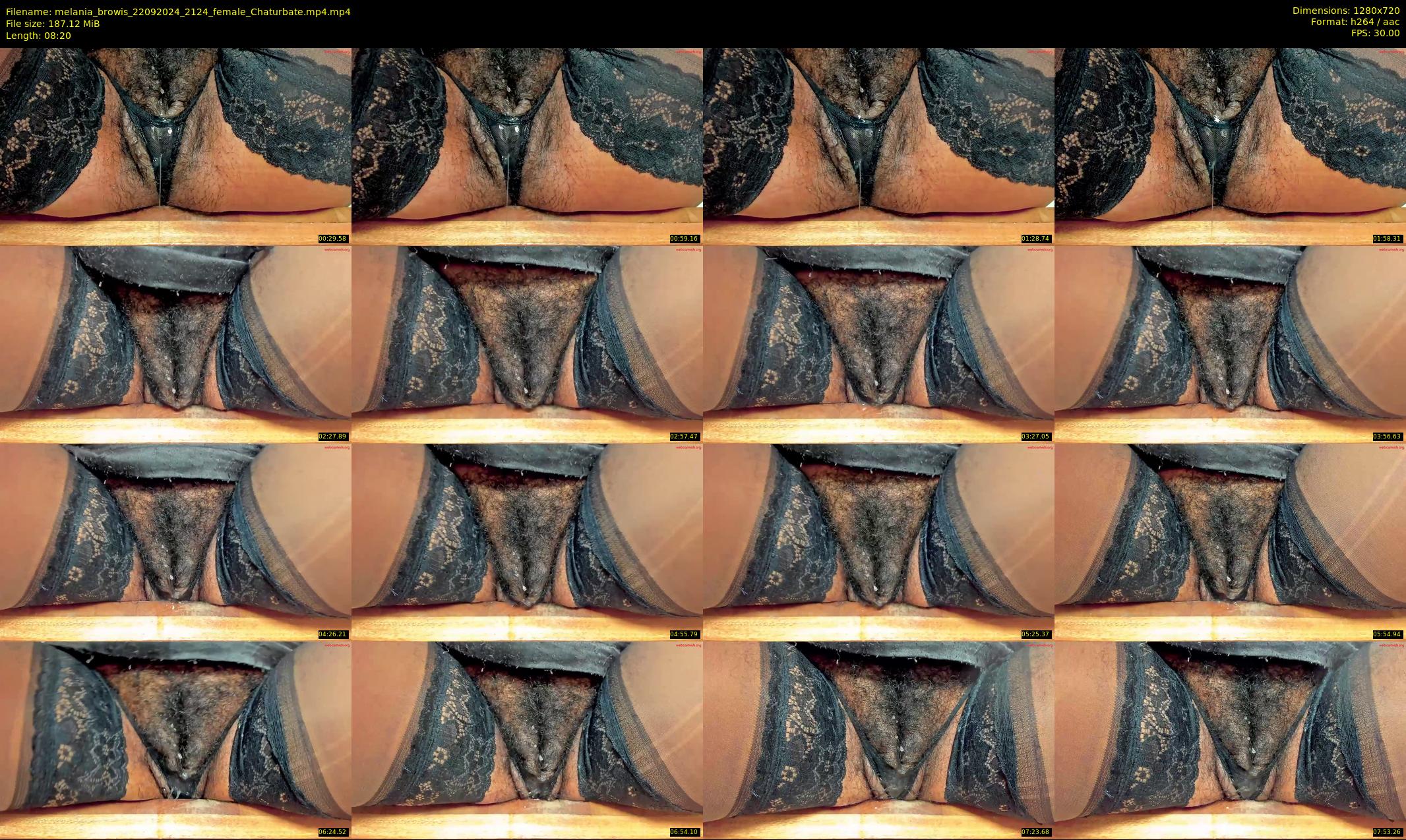 melania_browis — 9 minute Chaturbate female cam show recording, 720p, Sep 22, 2024