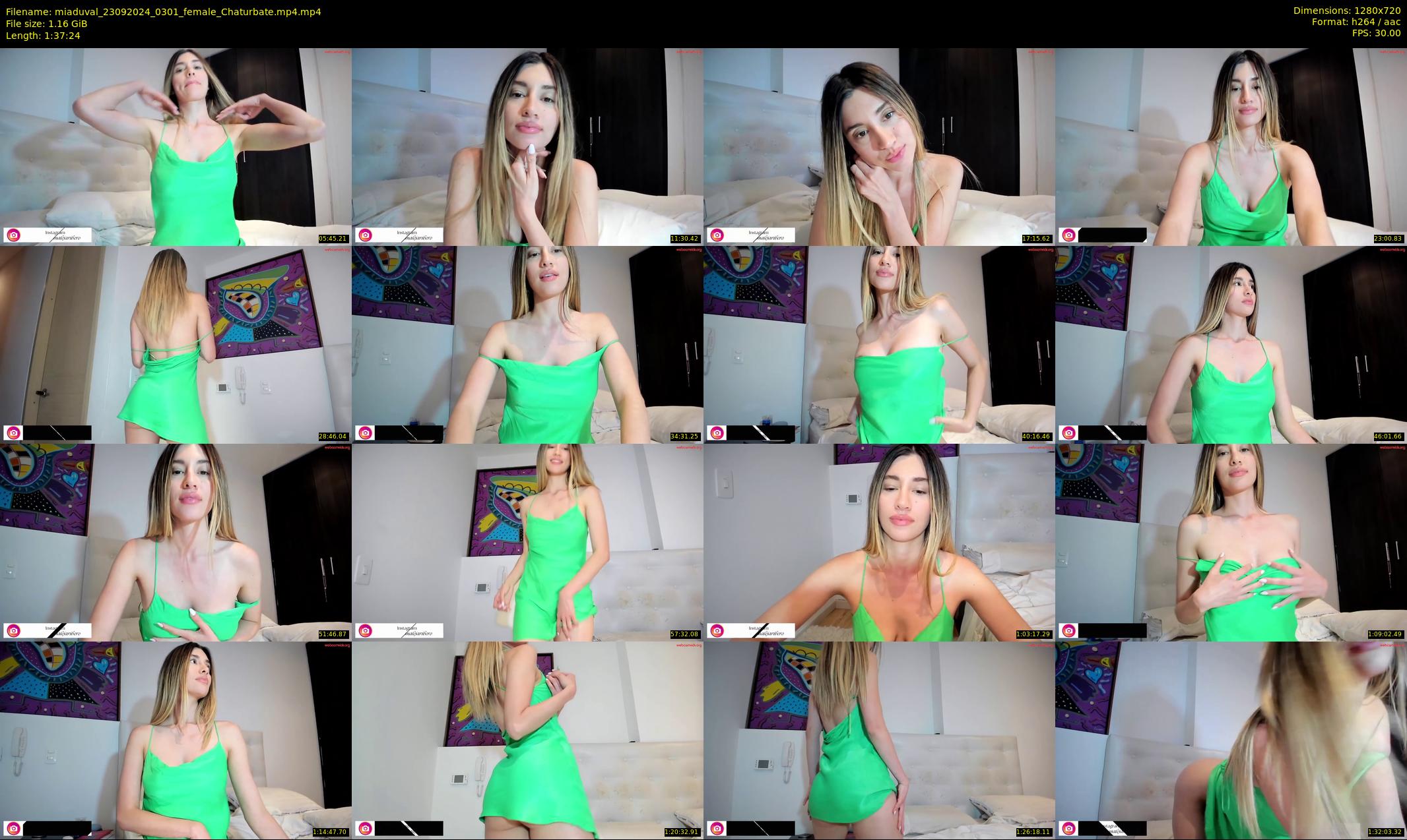 miaduval — 98 minute Chaturbate female cam show recording, 720p, Sep 23, 2024
